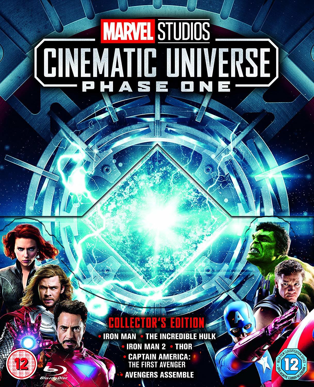 Marvel Studios Cinematic Universe Blu-Ray Phase 1 Coffret Collector Region B