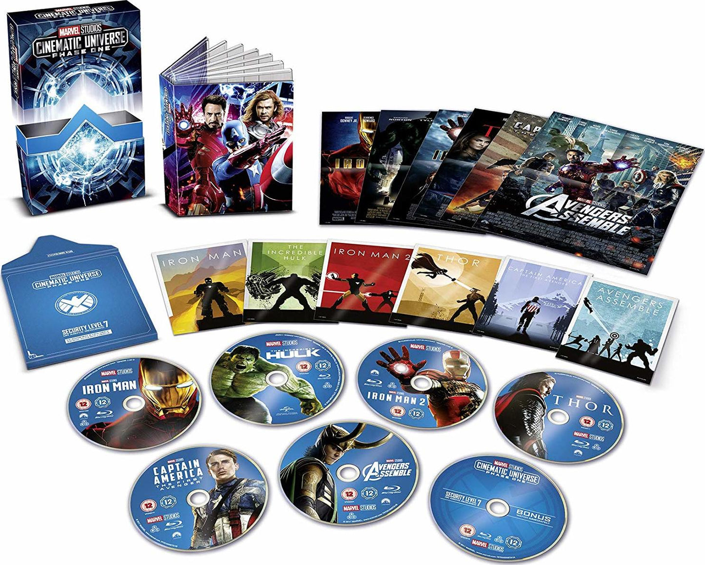 Marvel Studios Cinematic Universe Blu-Ray Phase 1 Coffret Collector Region B