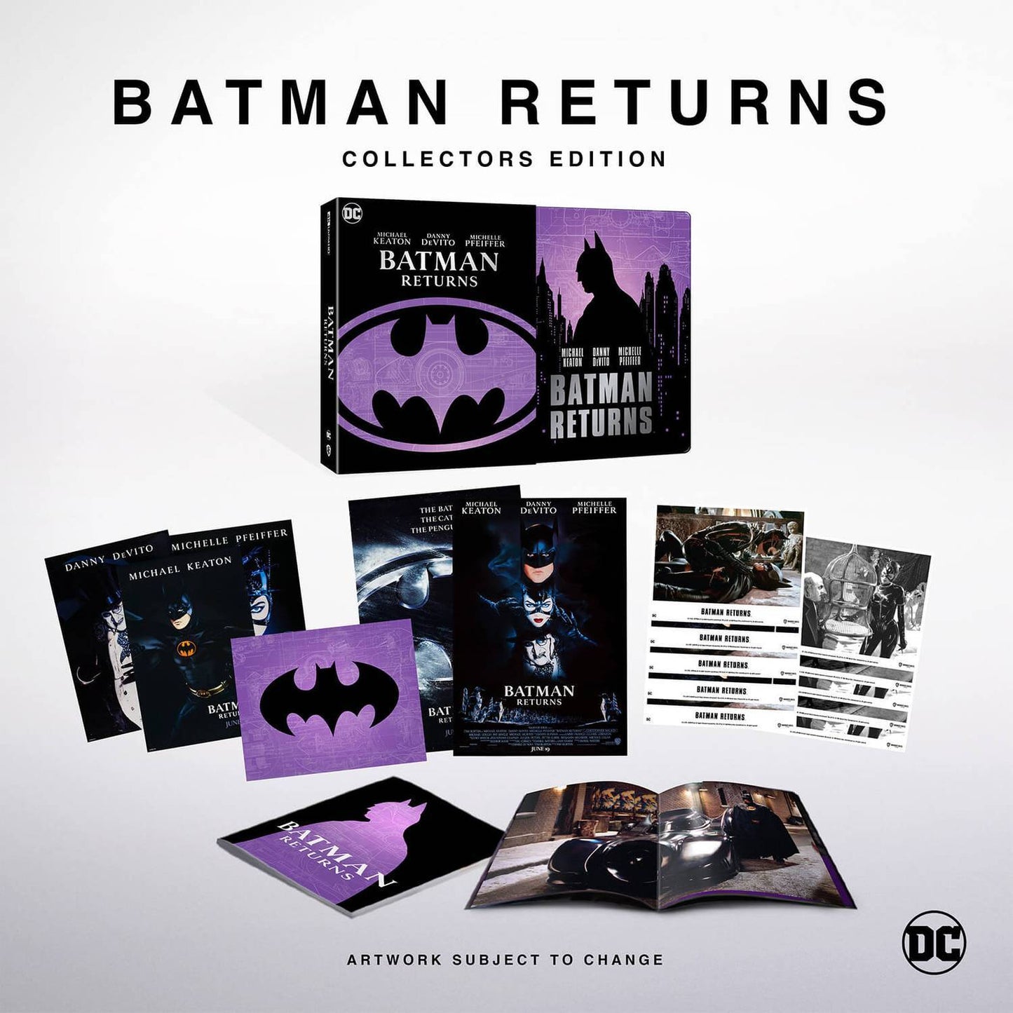 Batman Returns 4K Blu-ray Steelbook édition Collector UK Zone Free__ VF