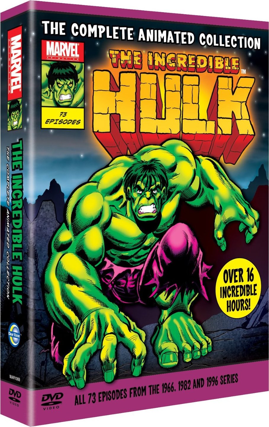 The Incredible Hulk: The Complete Animated Collection DVD DigiBook 4 Seasons B