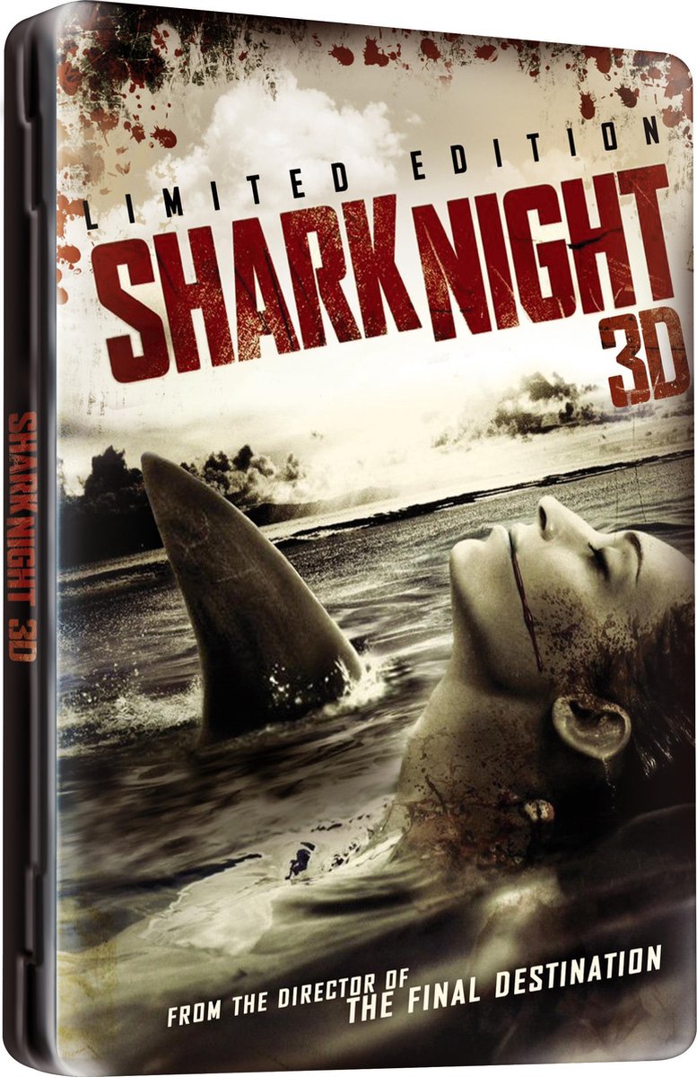 Shark Night 3D + 2D DVD Metalbox édition Limitée Sara Paxton 2012 Region A