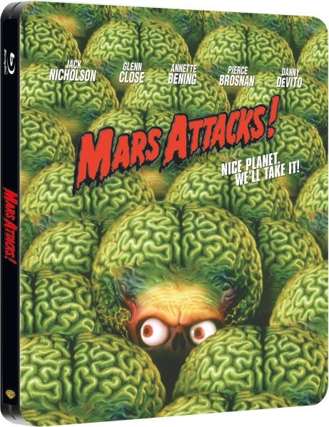 Mars Attacks! SteelBook Débossé Zavvi Ltd 2500 Ex Tim Burton  Jack Nicholson B