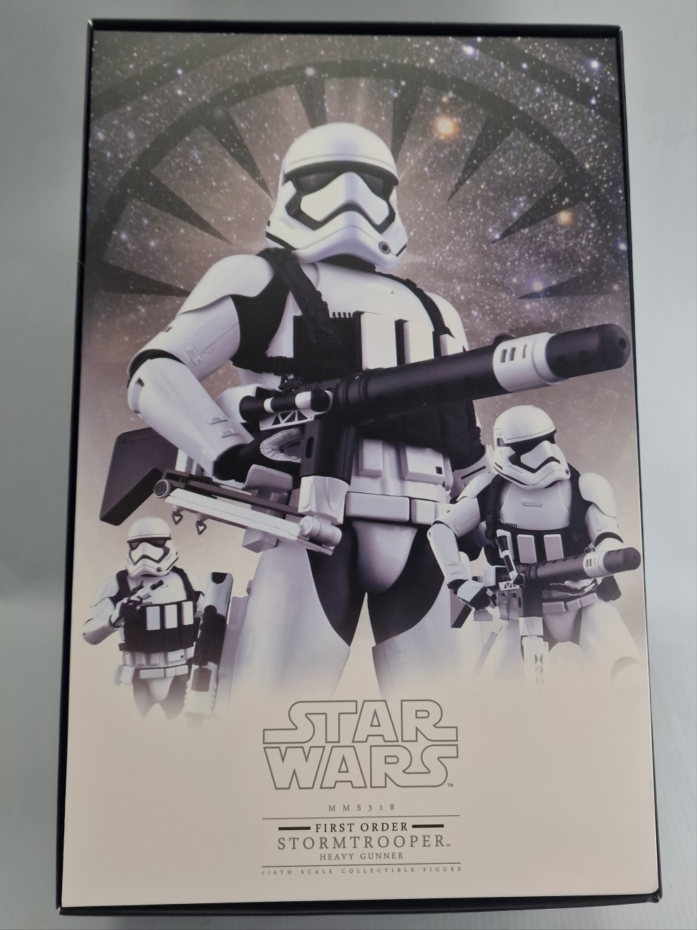 Star Wars First Order Heavy Gunner Stormtrooper 30 cm Hot Toys 1/6 The Force Awakens