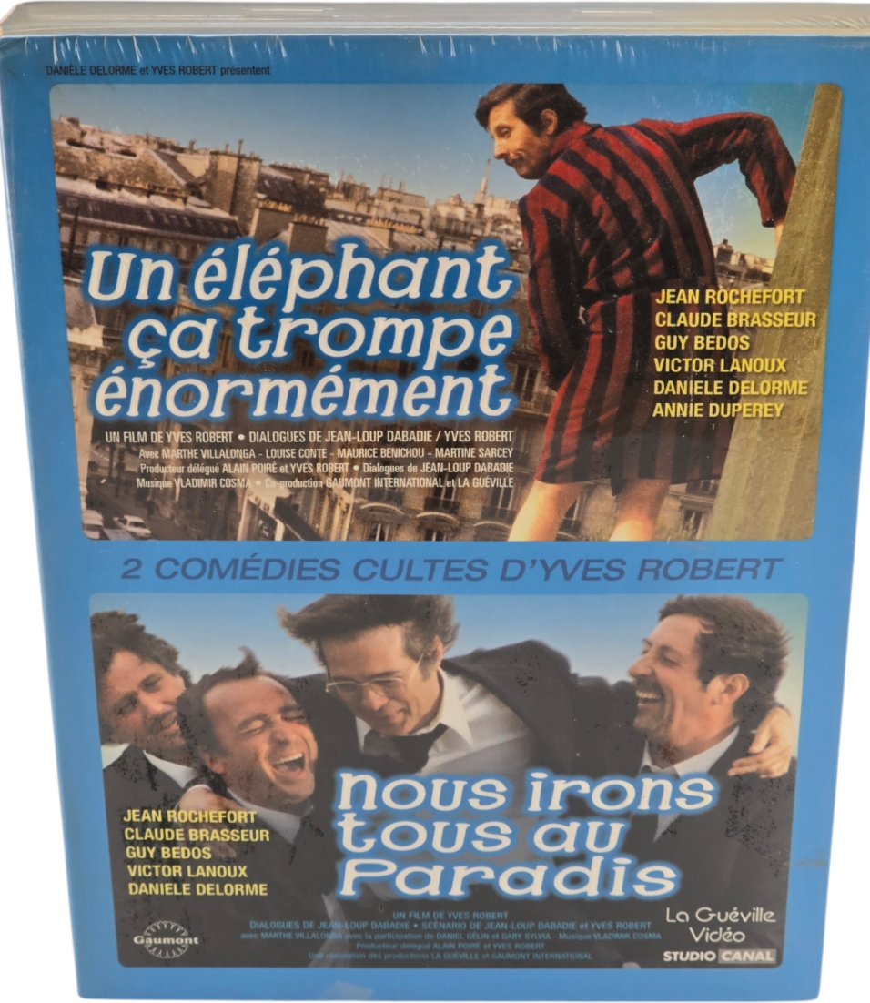 Un éléphant ça trompe énormément +Nous irons tous au paradis 3X DVD Yves Robert