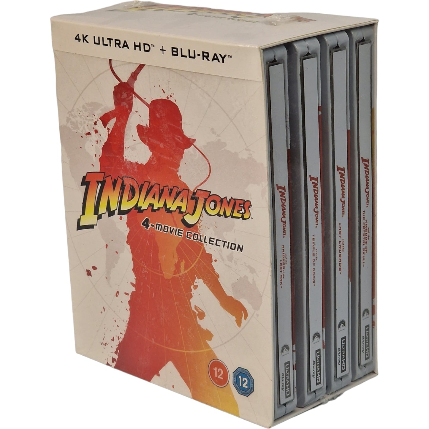 Indiana Jones:4-Fims Steelbook Collection 4K Ultra HD +Blu-ray Steven Spielberg