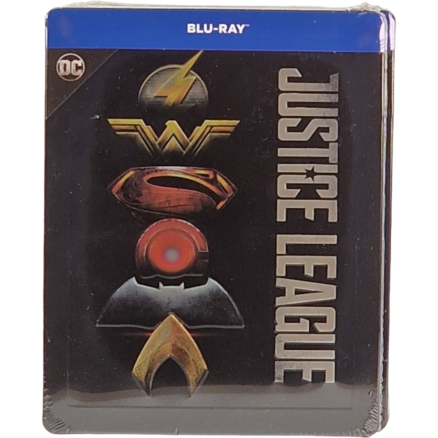 Justice League Zack Snyder Blu-ray SteelBook Débossé Ben Affleck B