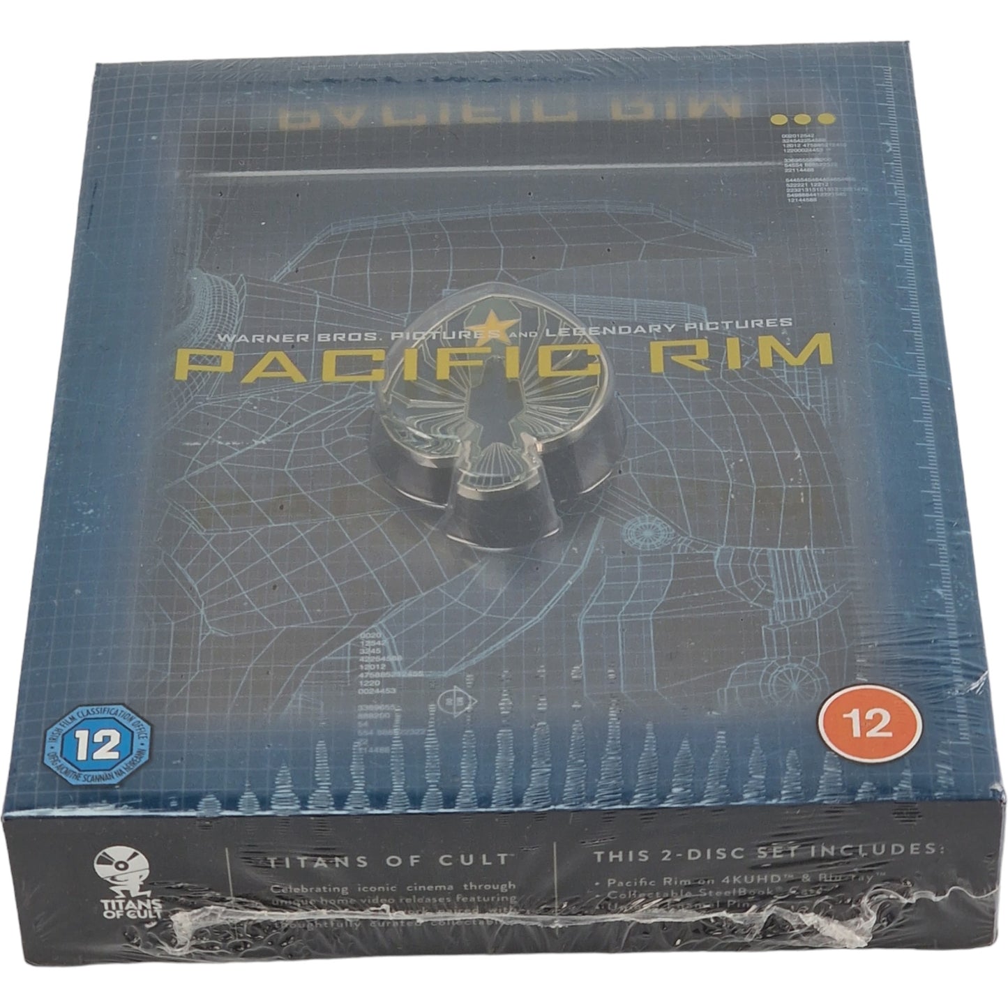 Pacific Rim 4K Ultra HD Blu-ray +Blu-ray SteelBook Titans of Cult edt Ltd Zone B
