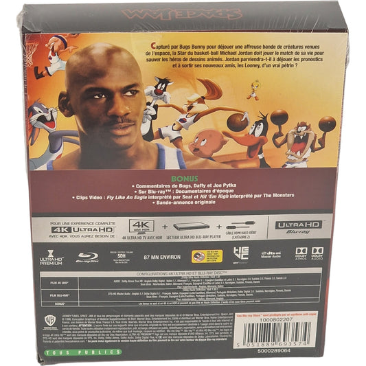 Space Jam 4K Ultra HD Blu-ray + Blu-ray SteelBook Titans of Cult Jordan Zone B