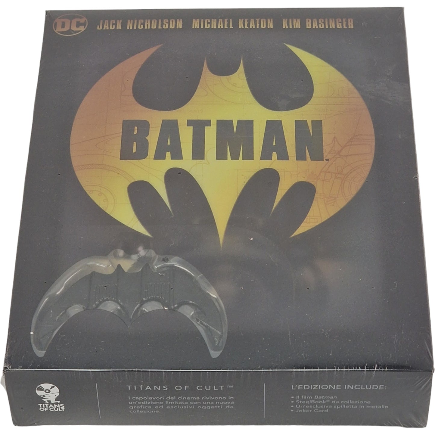 Batman 1989 4K Ultra HD Blu-ray + Blu-ray SteelBook Titans of Cult Zone B