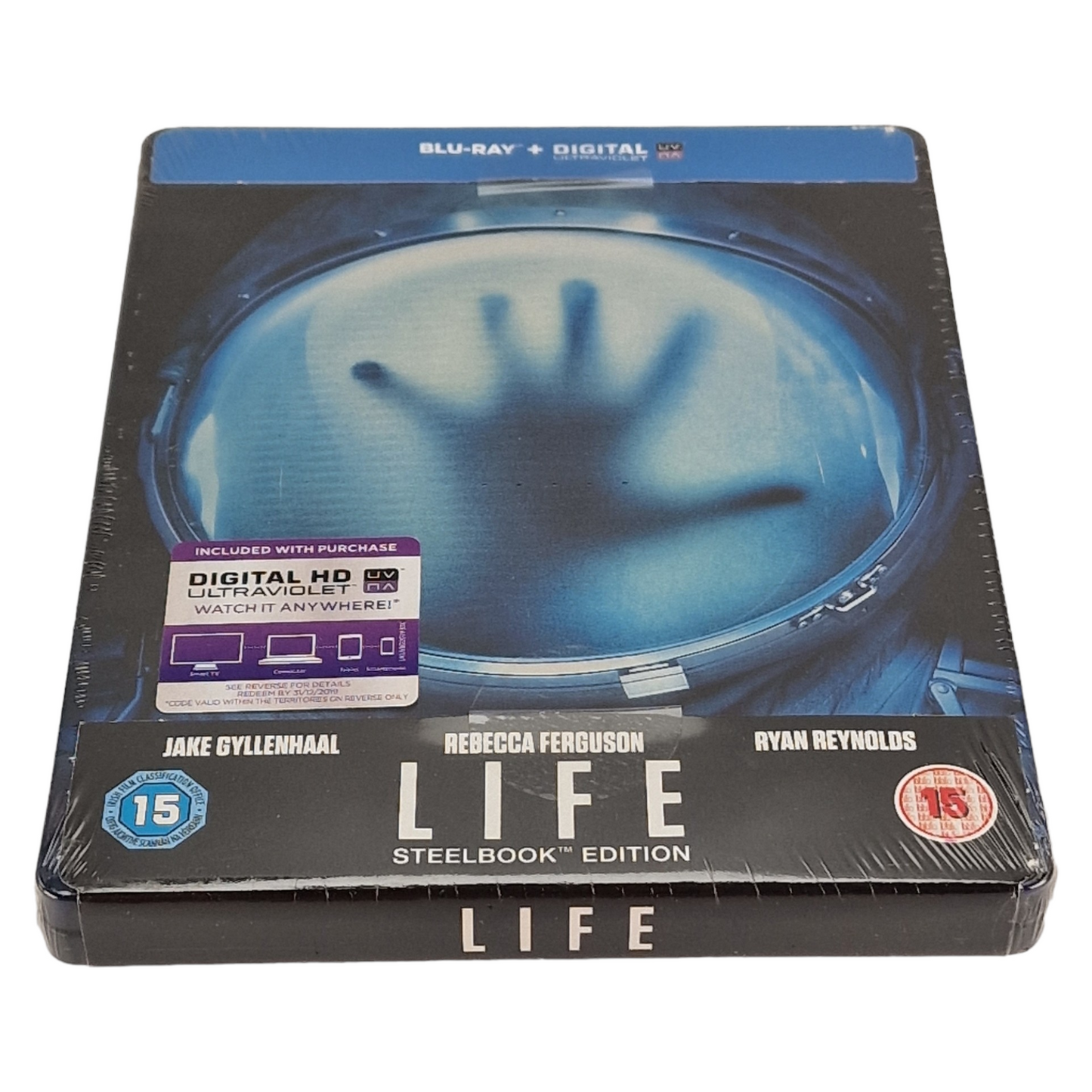 Life Blu-ray Steelbook Blu-Ray Jake Gyllenhaal , Ryan Reynolds, 2017 Region B