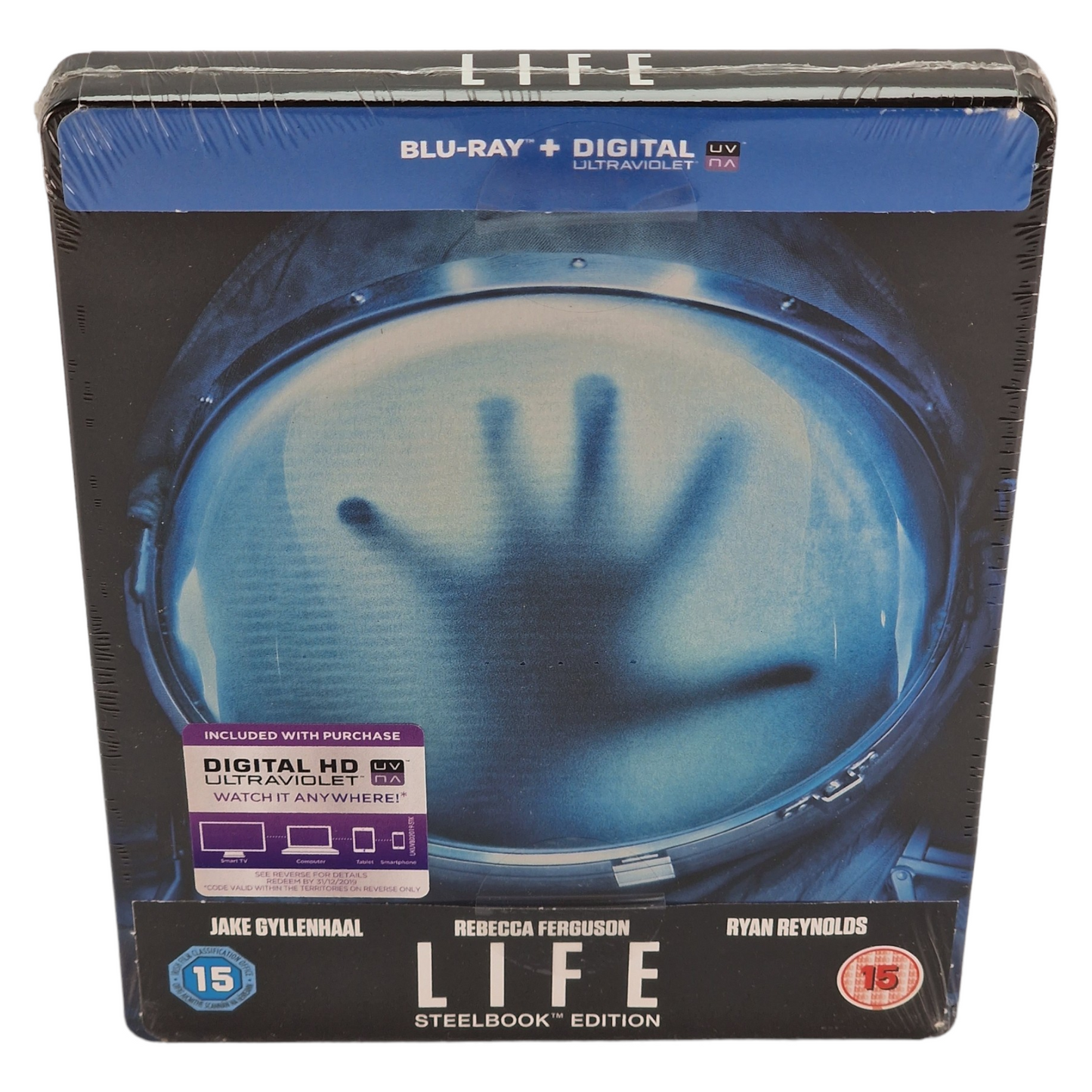 Life Blu-ray Steelbook Blu-Ray Jake Gyllenhaal , Ryan Reynolds, 2017 Region B