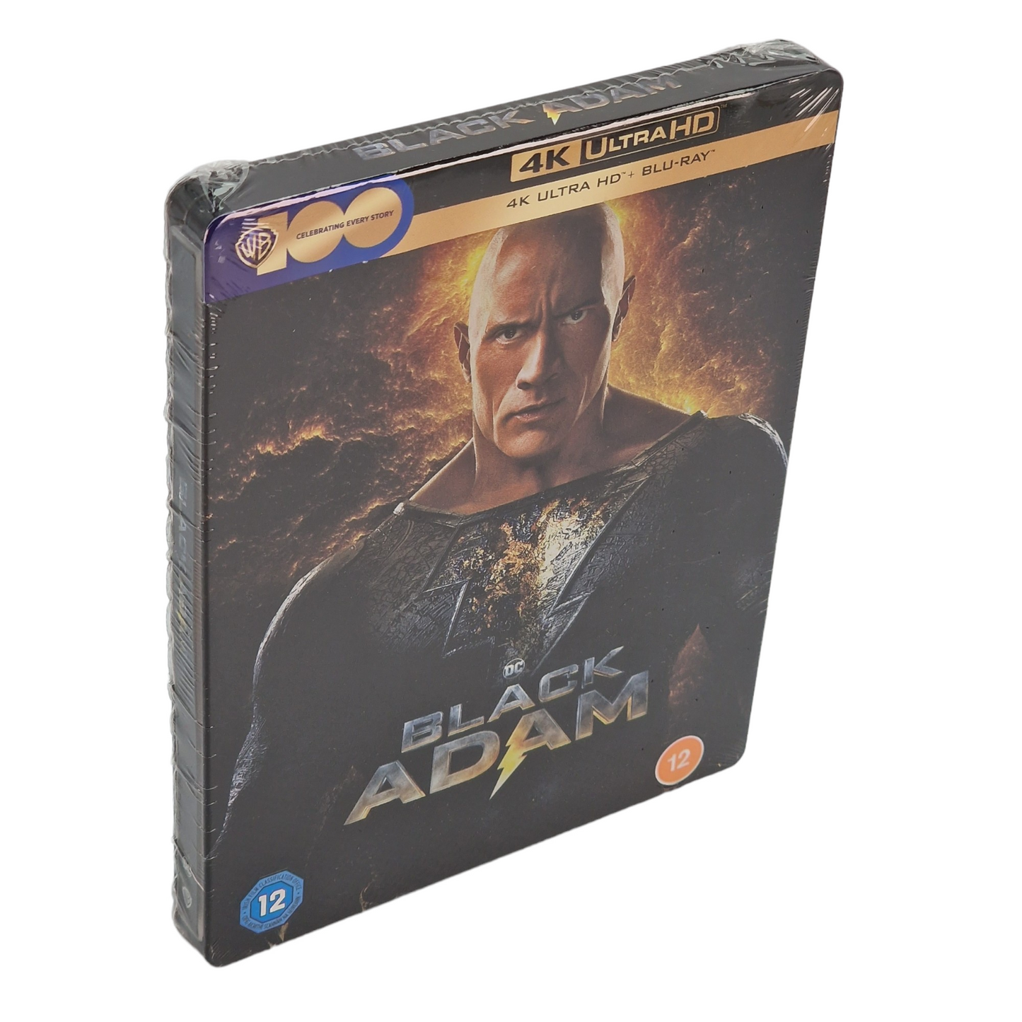 Black Adam 4K Ultra HD + Blu-Ray Steelbook Dwayne Johnson 2023 Region B