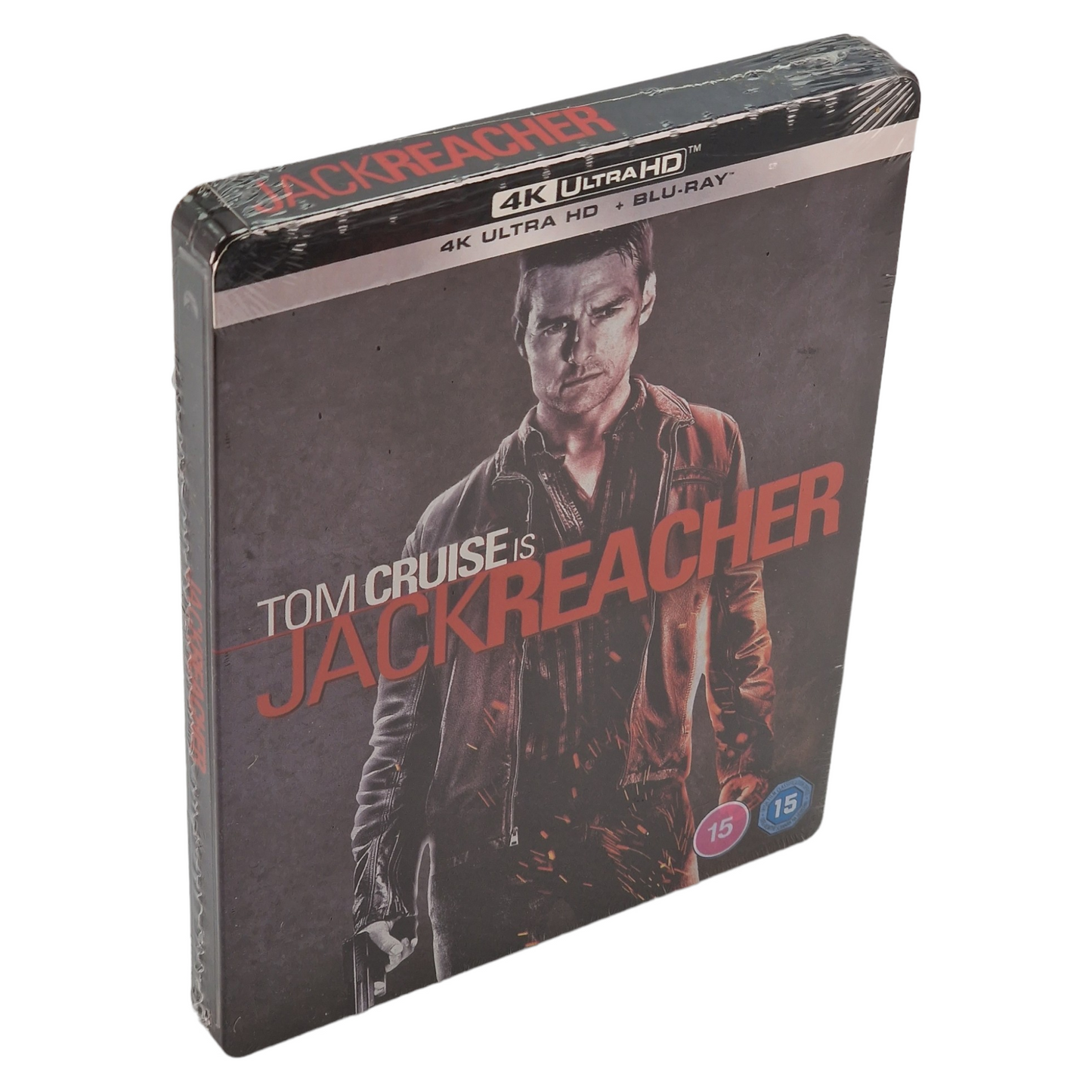 Jack Reacher 2012 4K Ultra HD + Blu-Ray Steelbook Tom Cruise 2022 Region B