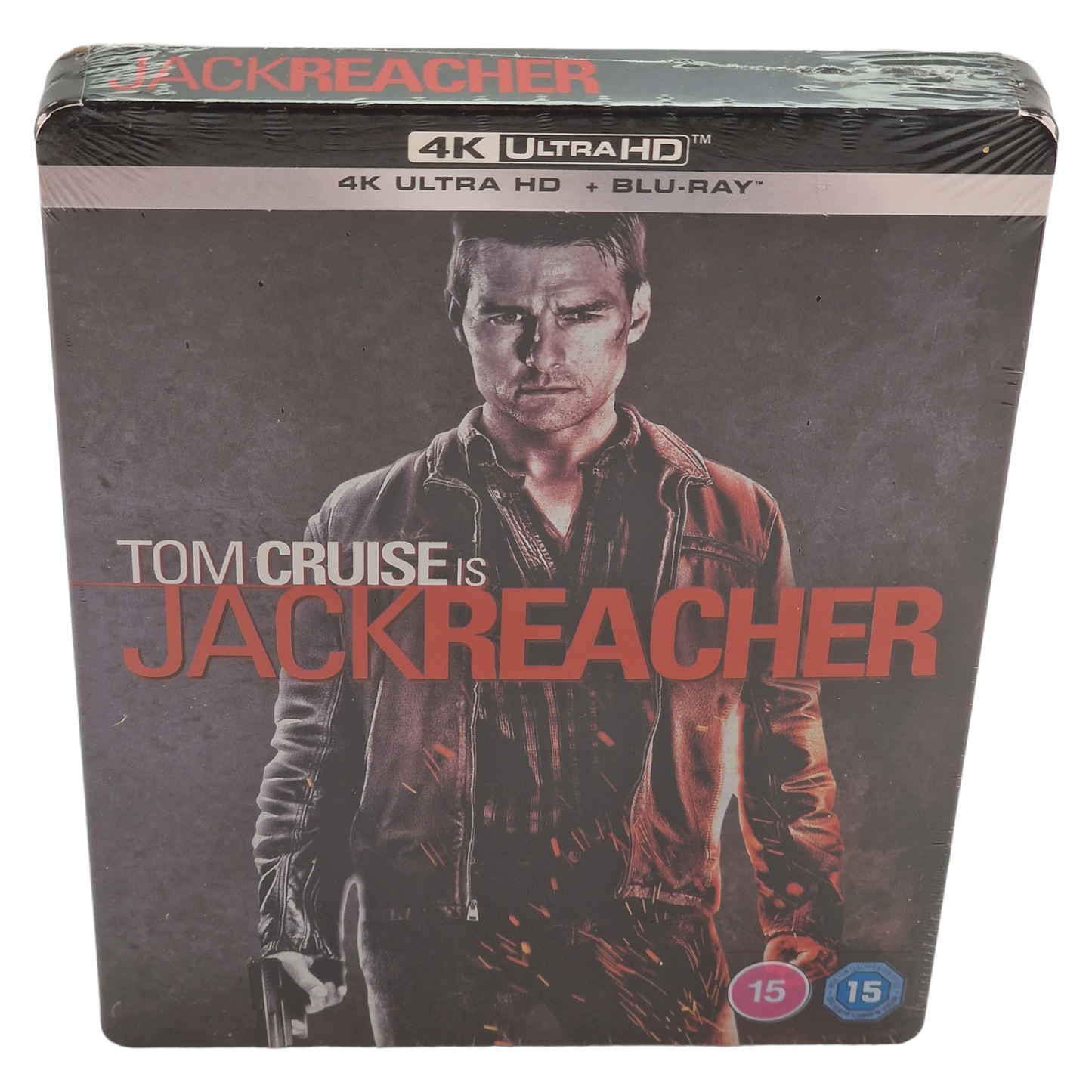 Jack Reacher 2012 4K Ultra HD + Blu-Ray Steelbook Tom Cruise 2022 Region B