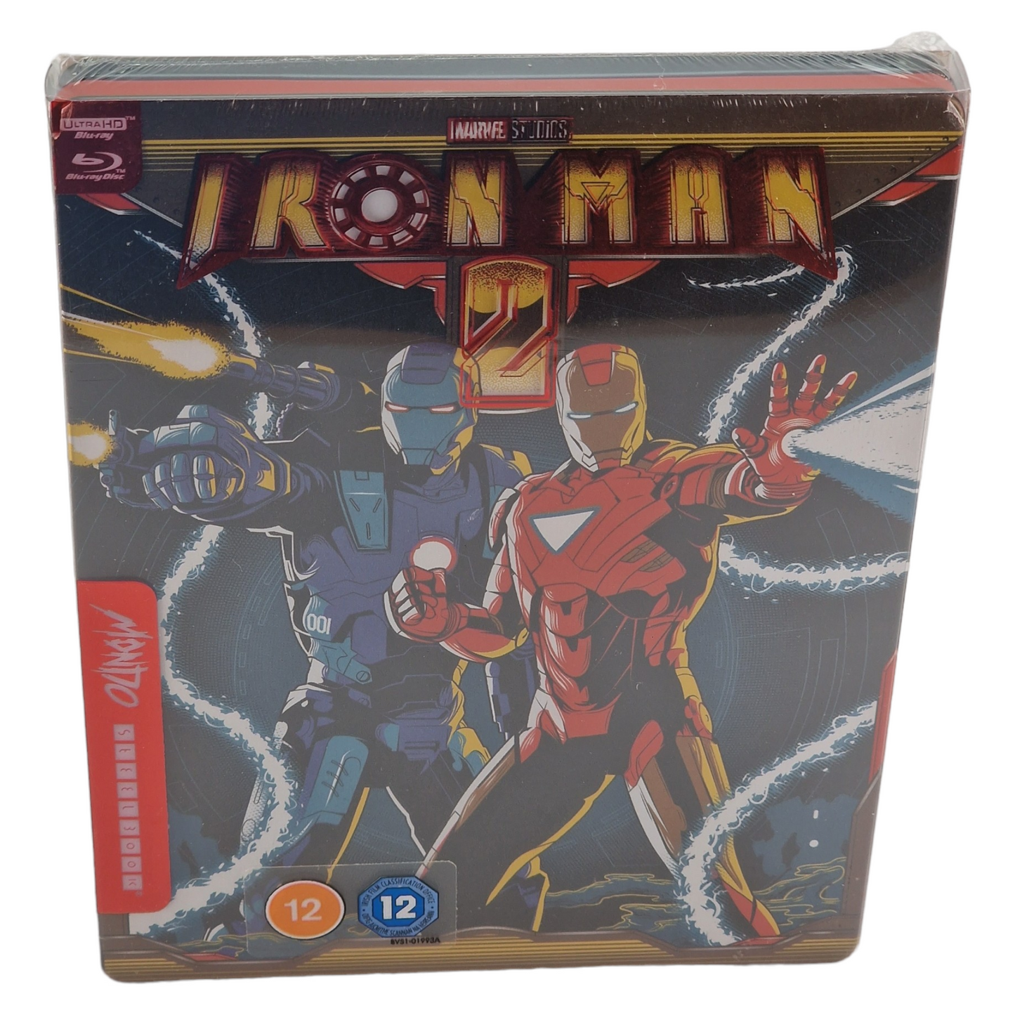 Iron Man 2 SteelBook 4K Ultra HD +Blu-ray Mondo X (Import UK )