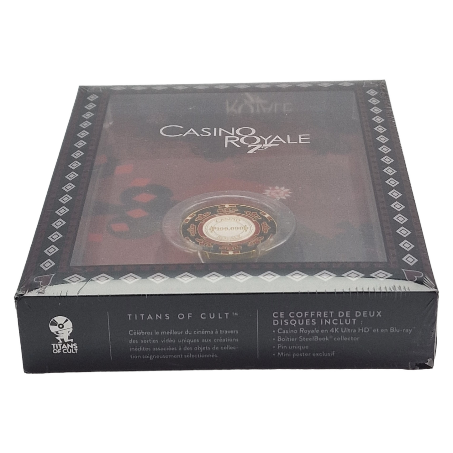 Casino Royale 4K Ultra HD Blu-ray + Blu-ray SteelBook Titans of Cult Zone B