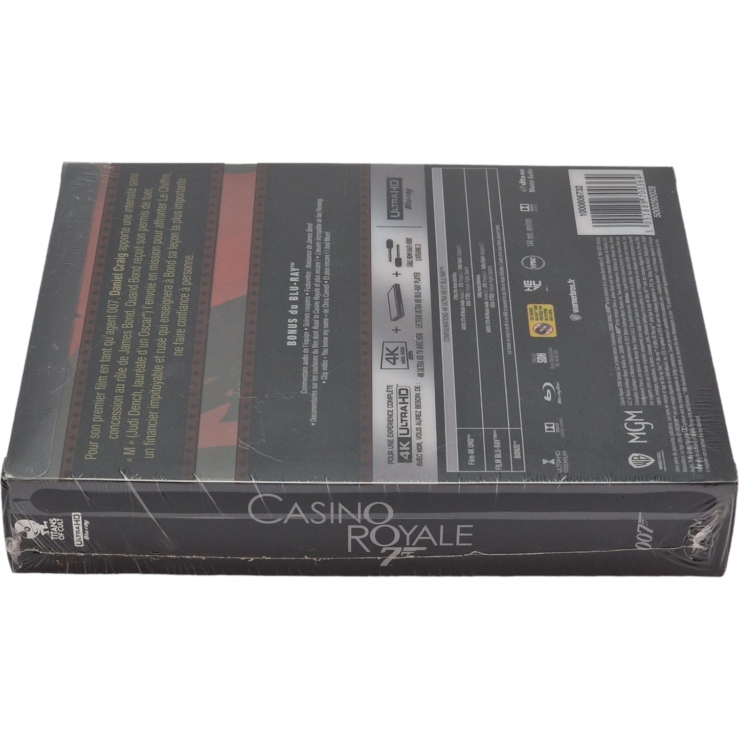 Casino Royale 4K Ultra HD Blu-ray + Blu-ray SteelBook Titans of Cult Zone B