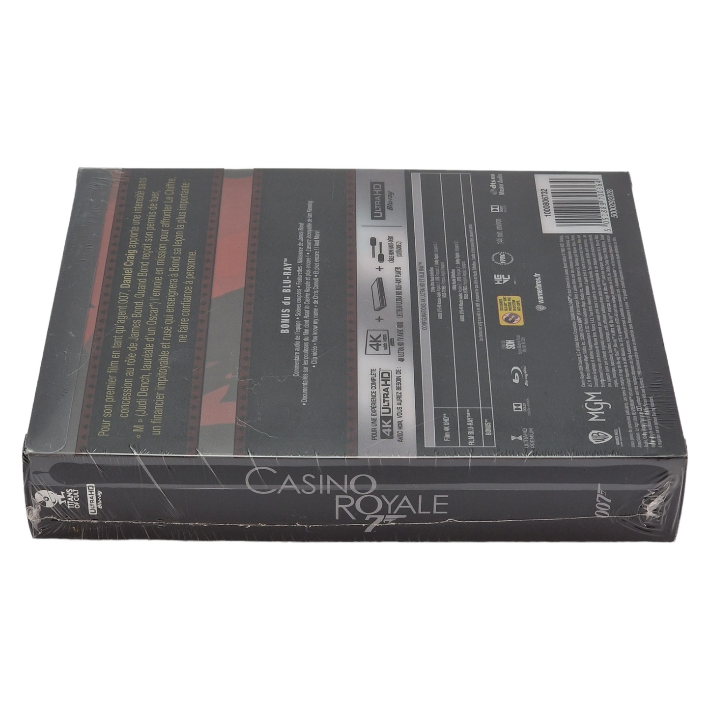 Casino Royale 4K Ultra HD Blu-ray + Blu-ray SteelBook Titans of Cult Zone B