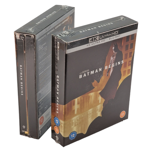 Batman Begins (2005) – Coffret SteelBook 4K Ultra HD + Blu-ray – Zone libre + Zone B – vue 2