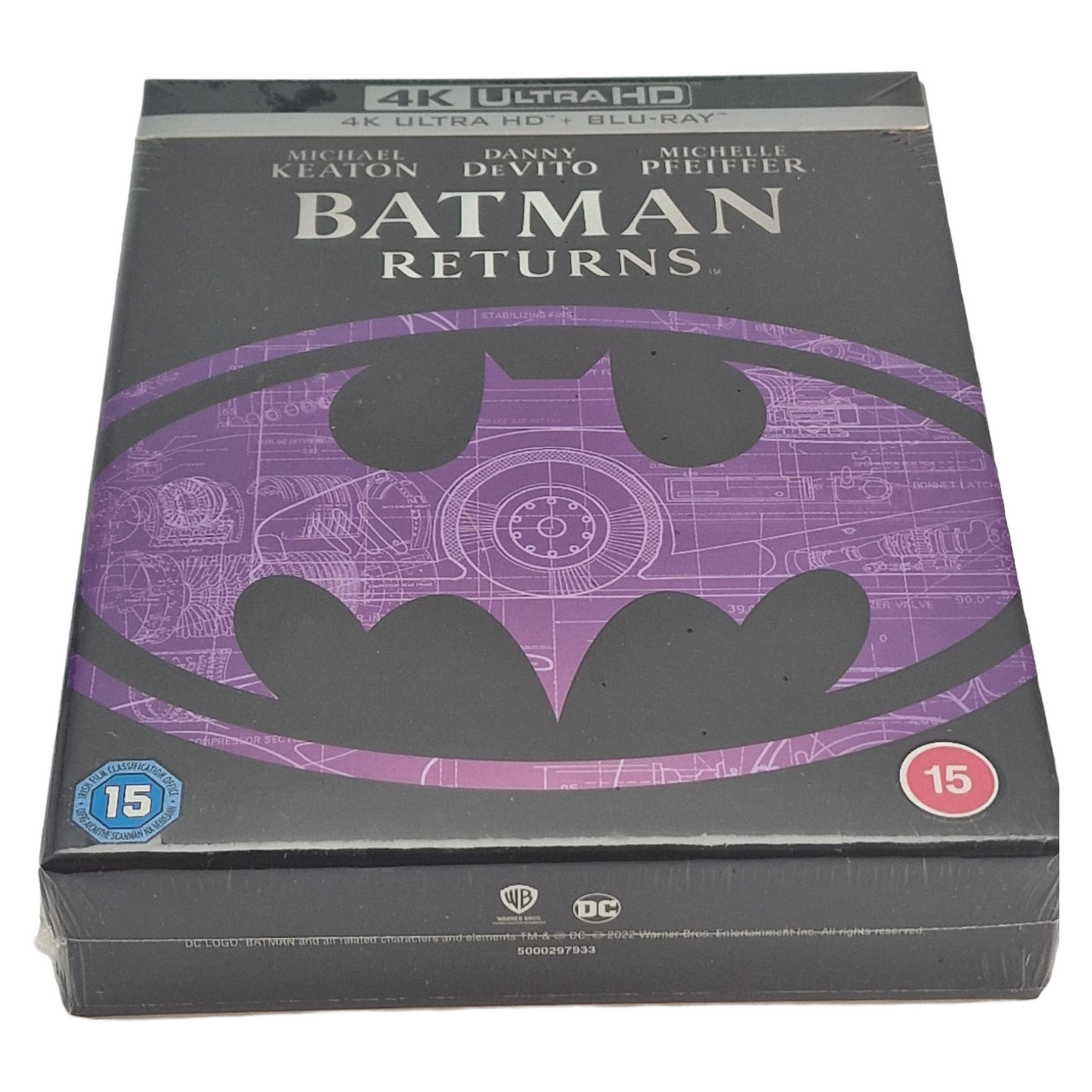 Batman Returns 4K Blu-ray Steelbook édition Collector UK Zone Free__ VF
