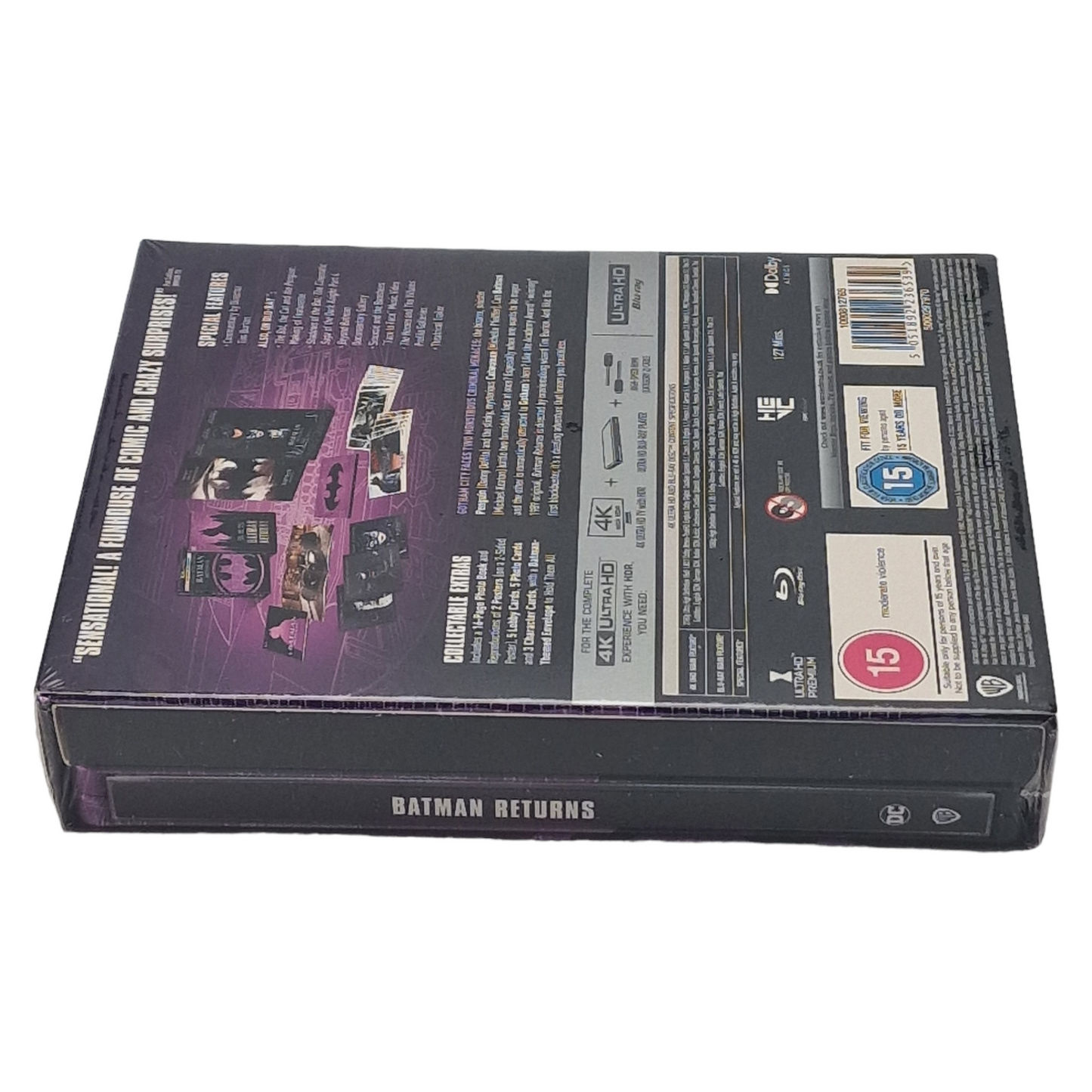 Batman Returns 4K Blu-ray Steelbook édition Collector UK Zone Free__ VF