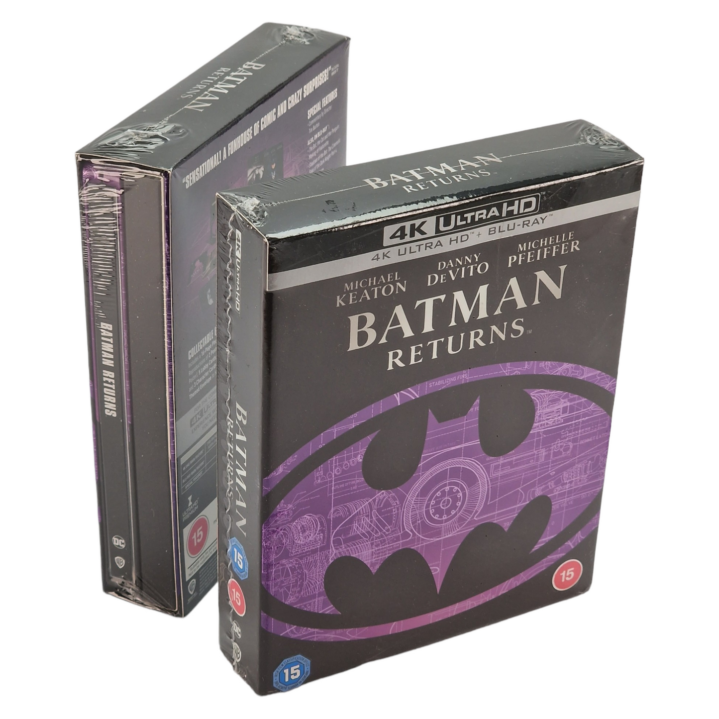 Batman Returns 4K Blu-ray Steelbook édition Collector UK Zone Free__ VF
