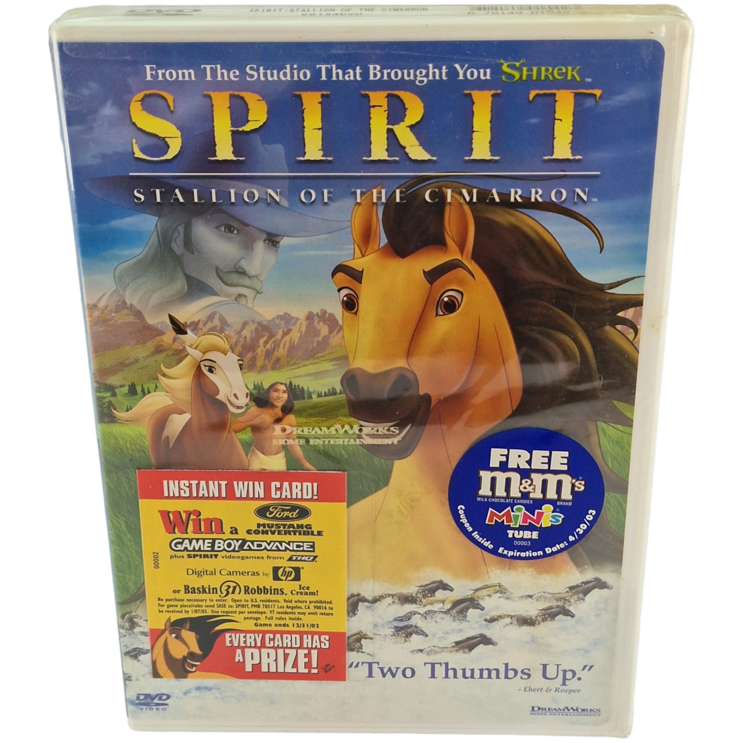 Spirit : Étalon du Cimarron DVD DreamWorks  Région 1 VF 2002