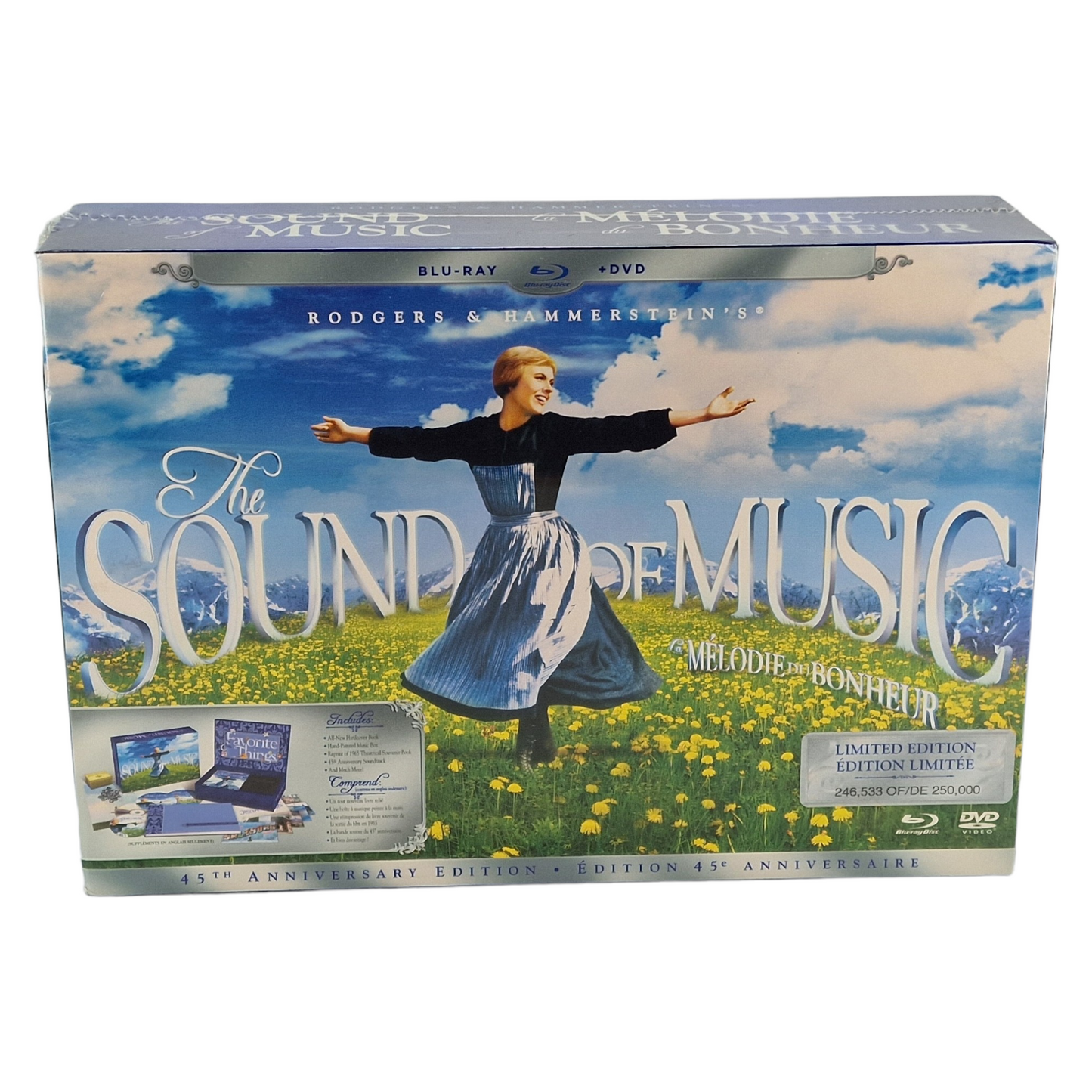 The Sound of Music __La Mélodie du bonheur édition limitée /Blu-ray + CD Zone 1