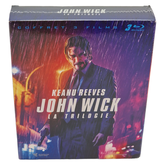 John Wick - Chapitres 1 à 3 (2014-2019) - Coffret Blu-ray - Zone B - vue 2