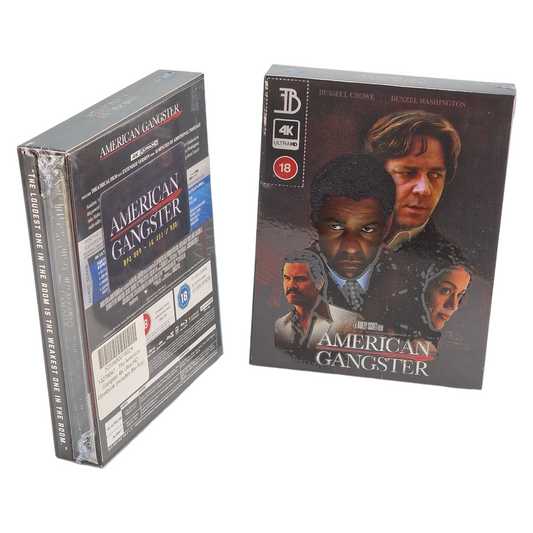 American Gangster (2007) – Coffret SteelBook 4K Ultra HD + Blu-ray – Zone libre + Zone B – vue 2