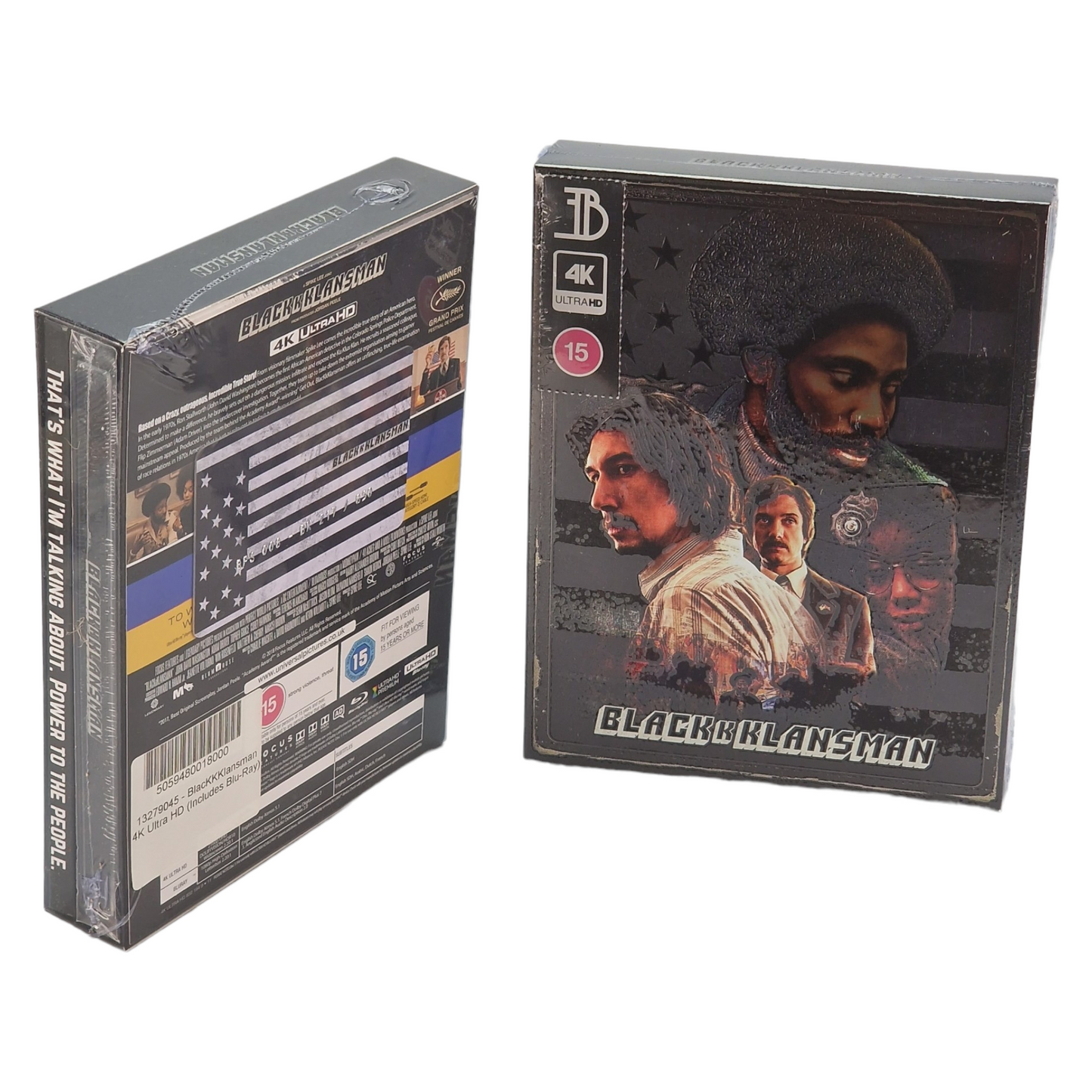 BlacKkKlansman 4K Blu-ray Steelbook EverythingBlu édition Limitée 850 Zone Free