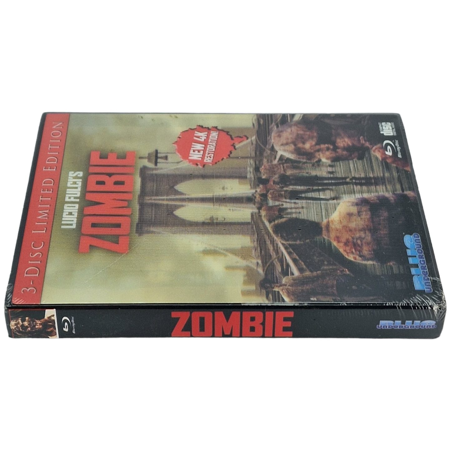 Zombie Blu-ray Zombi 2 4K remasteriser Cover A : Bridge / Blu-ray + CD free FR