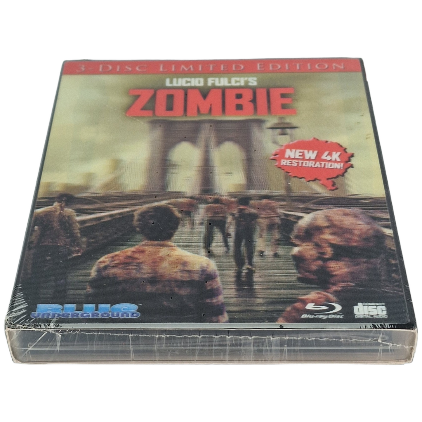 Zombie Blu-ray Zombi 2 4K remasteriser Cover A : Bridge / Blu-ray + CD free FR