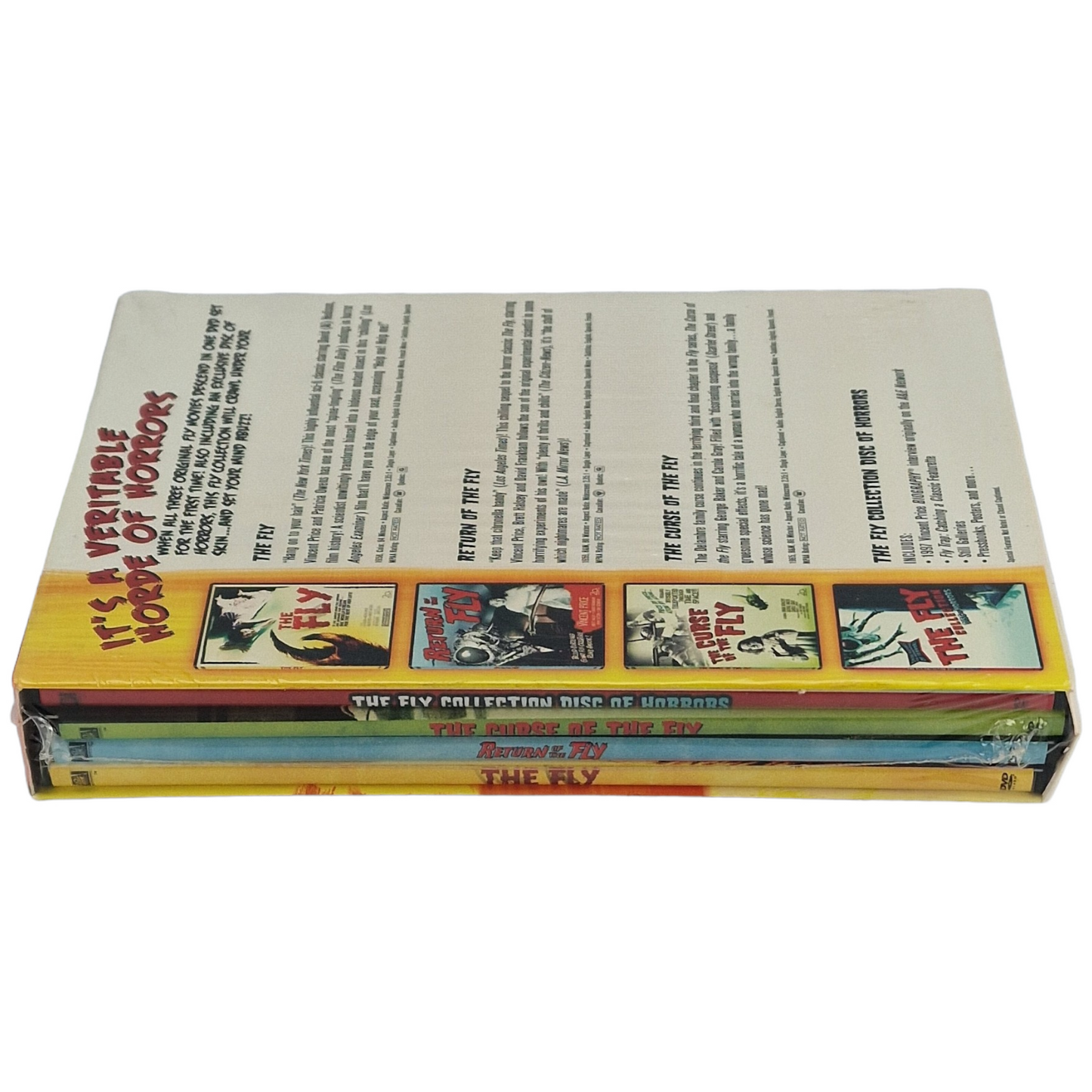 La collection de mouches DVD La mouche / Le retour / La malédiction 3 Films Import VF 1 Neuf