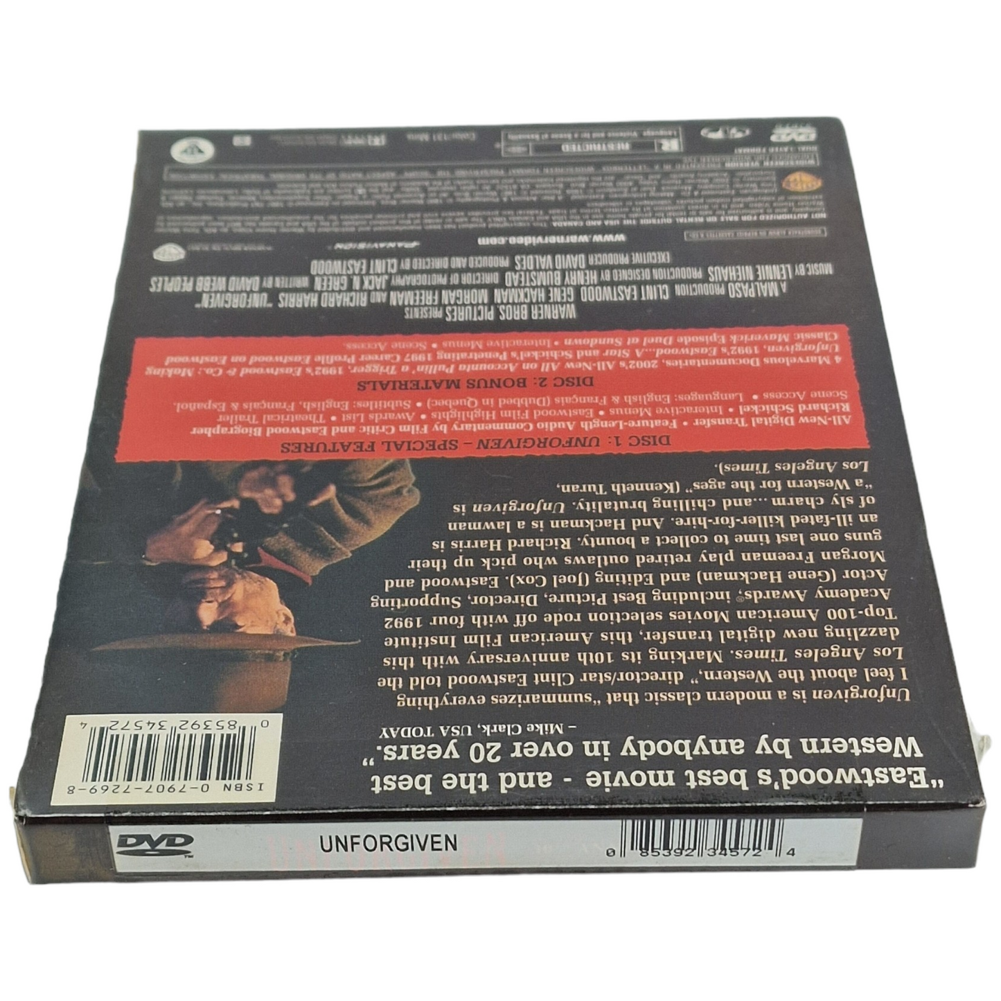 Impitoyable DVD DigiPack Édition spéciale deux disques collector US Import VF Région 1