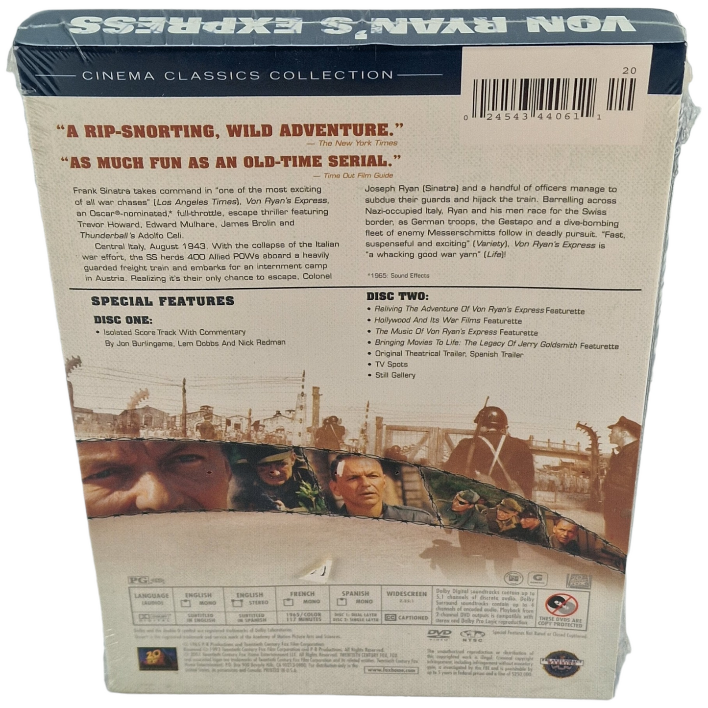 Von Ryan's Express DVD Cinema Classics Edition collector US Import VF Région 1