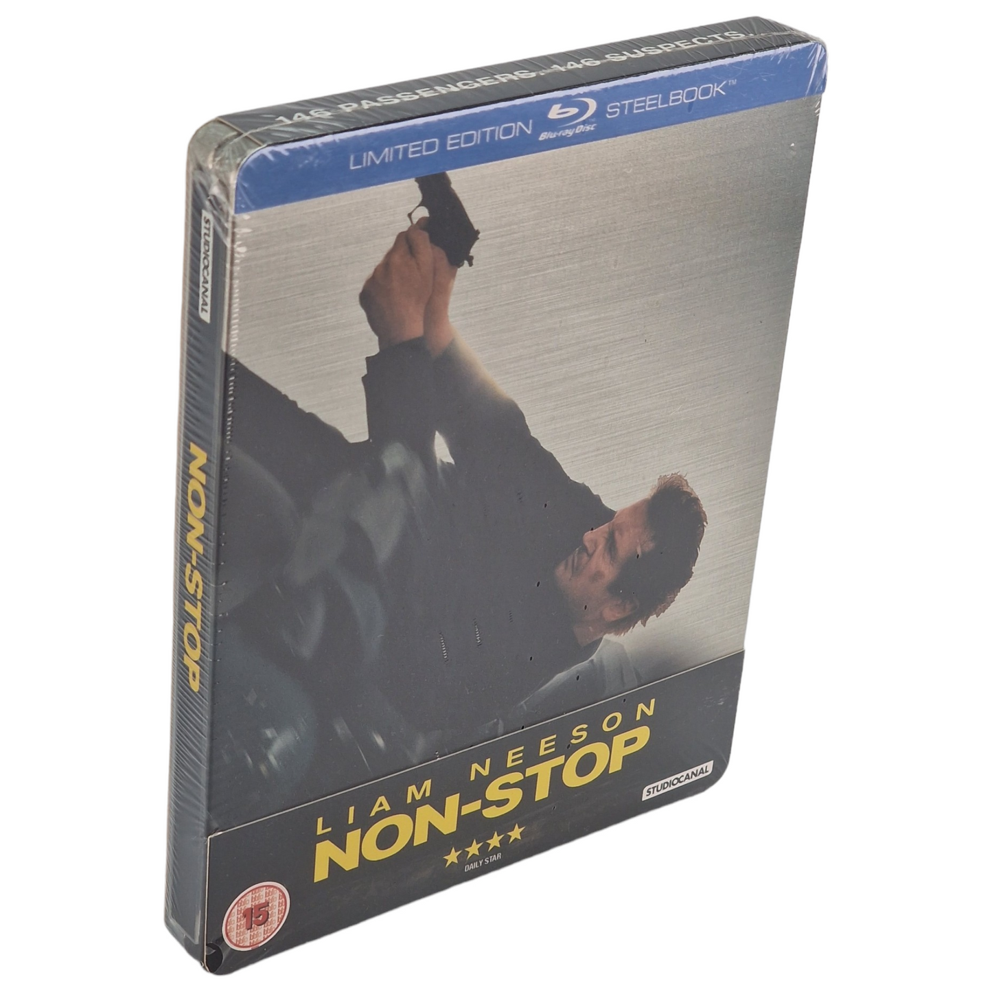 Non-Stop Blu-ray Steelbook Zavvi Edition limitée Liam Neeson, Julianne Moore Zone B
