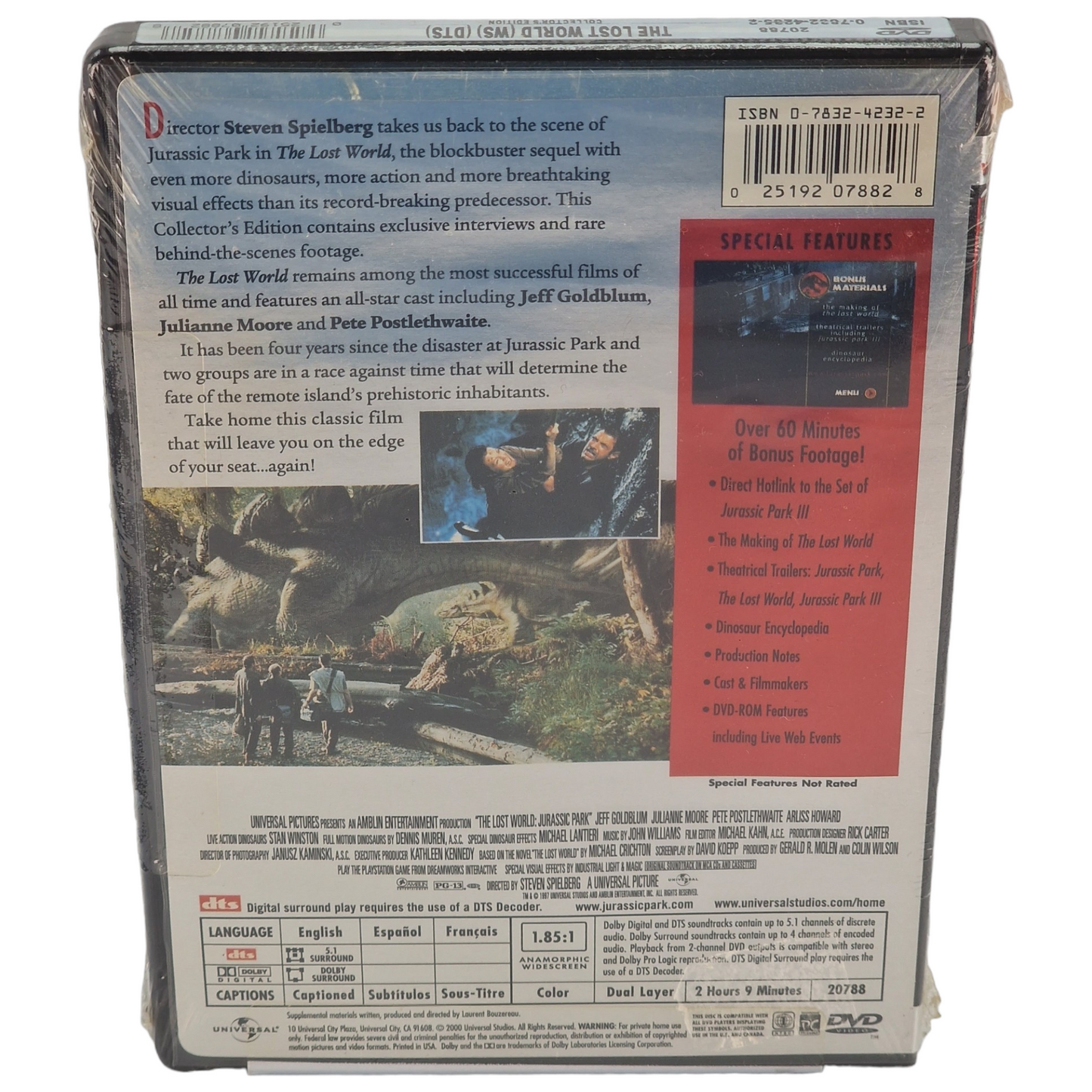 Le monde perdu : Jurassic park DVD  US Import Édition collector DTS Region 1