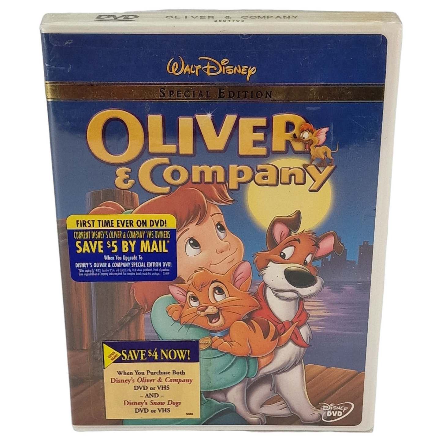 Oliver & Company DVD Édition limitée VF Import US Zone 1 Disney 2002 Neuf