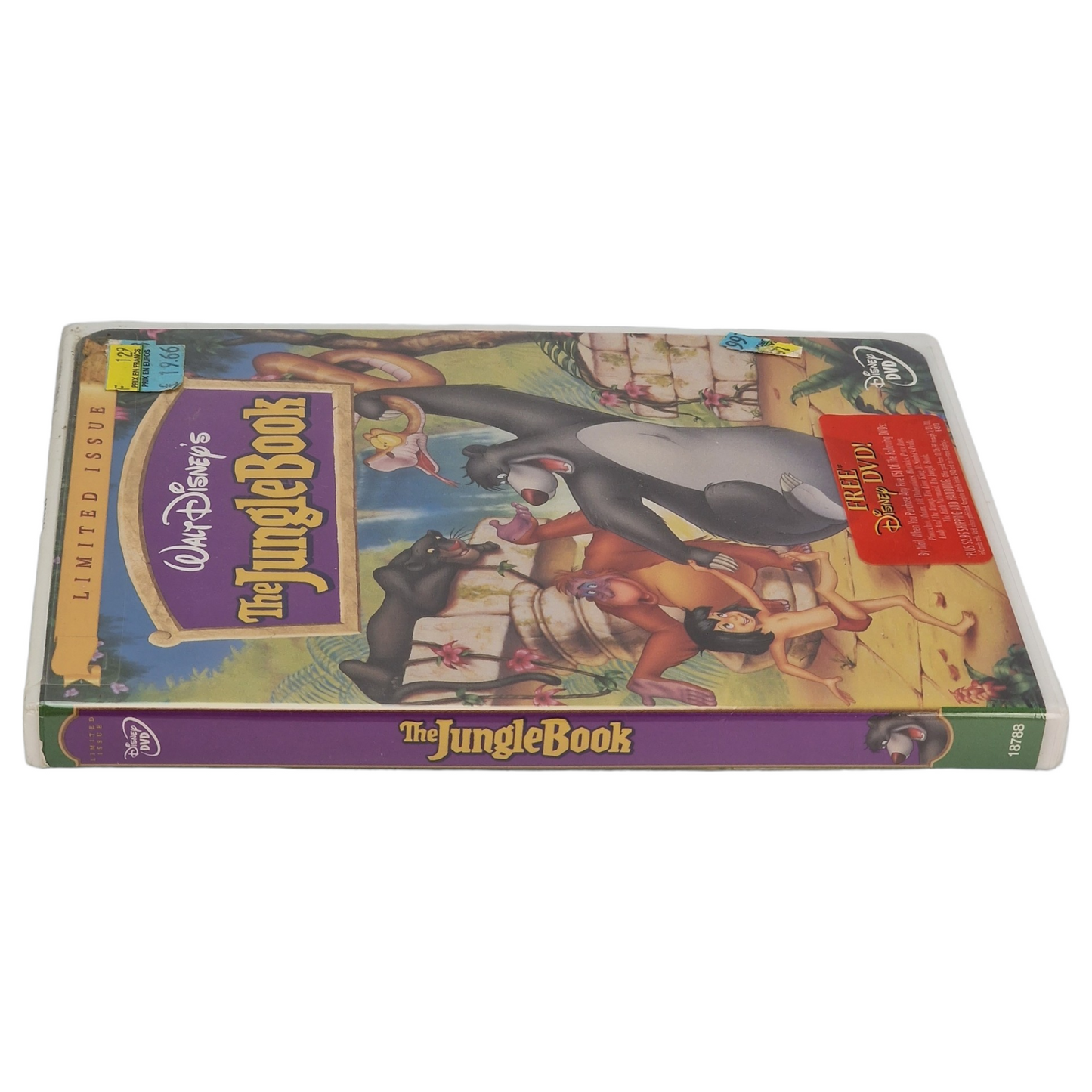 Le livre de la jungle DVD Édition limitée VF Import US Région 1 Disney 1999 Neuf
