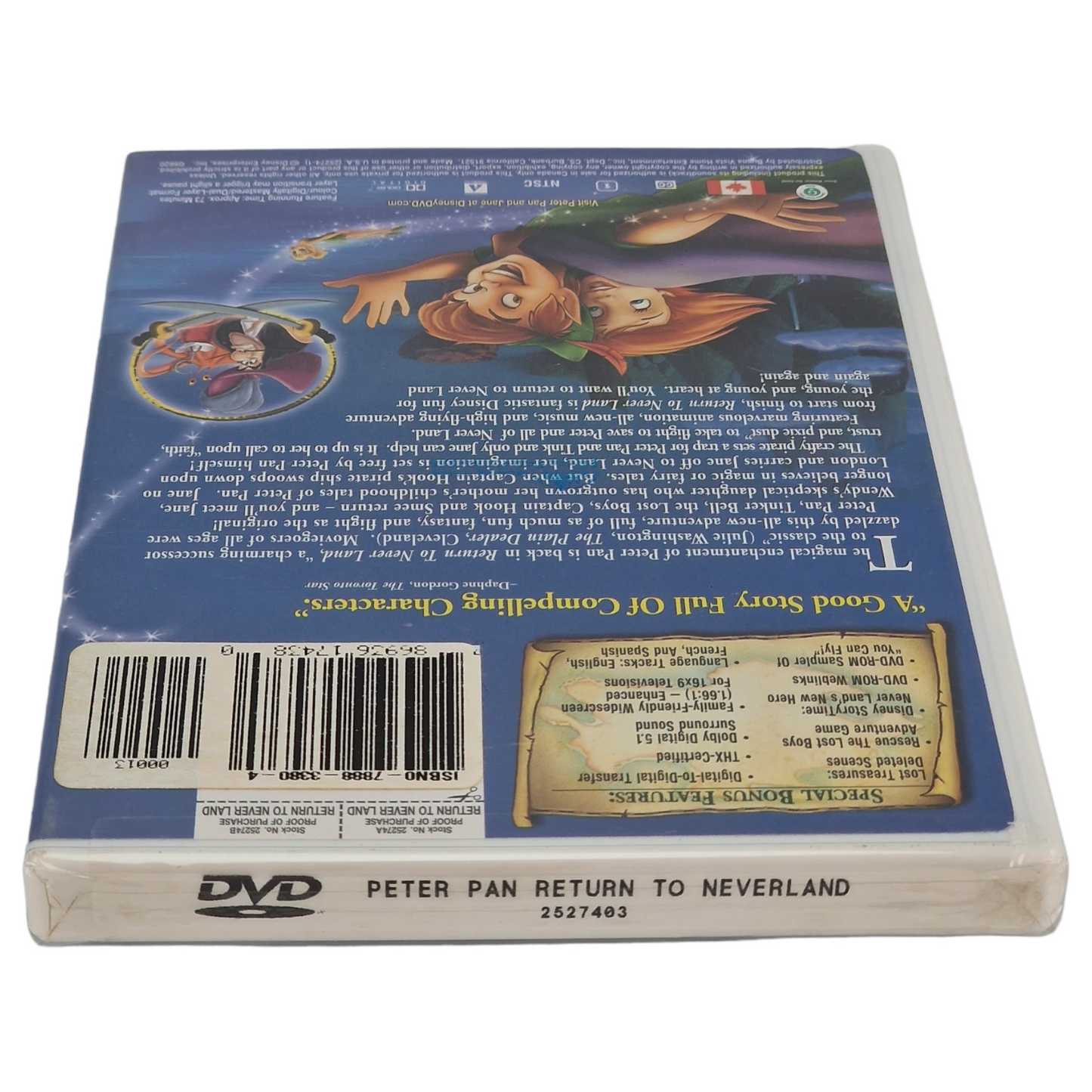 Peter Pan 2 : Retour au Pays imaginaire DVD Édition limitée VF Import US Zone 1