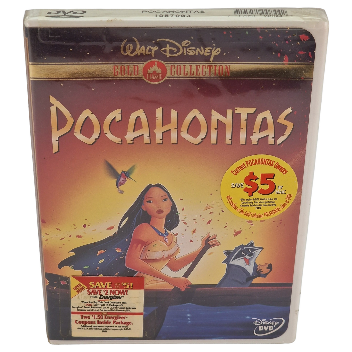 Pocahontas DVD Gold Classic Collection VF Import Canada Région 1 - 2000 Neuf