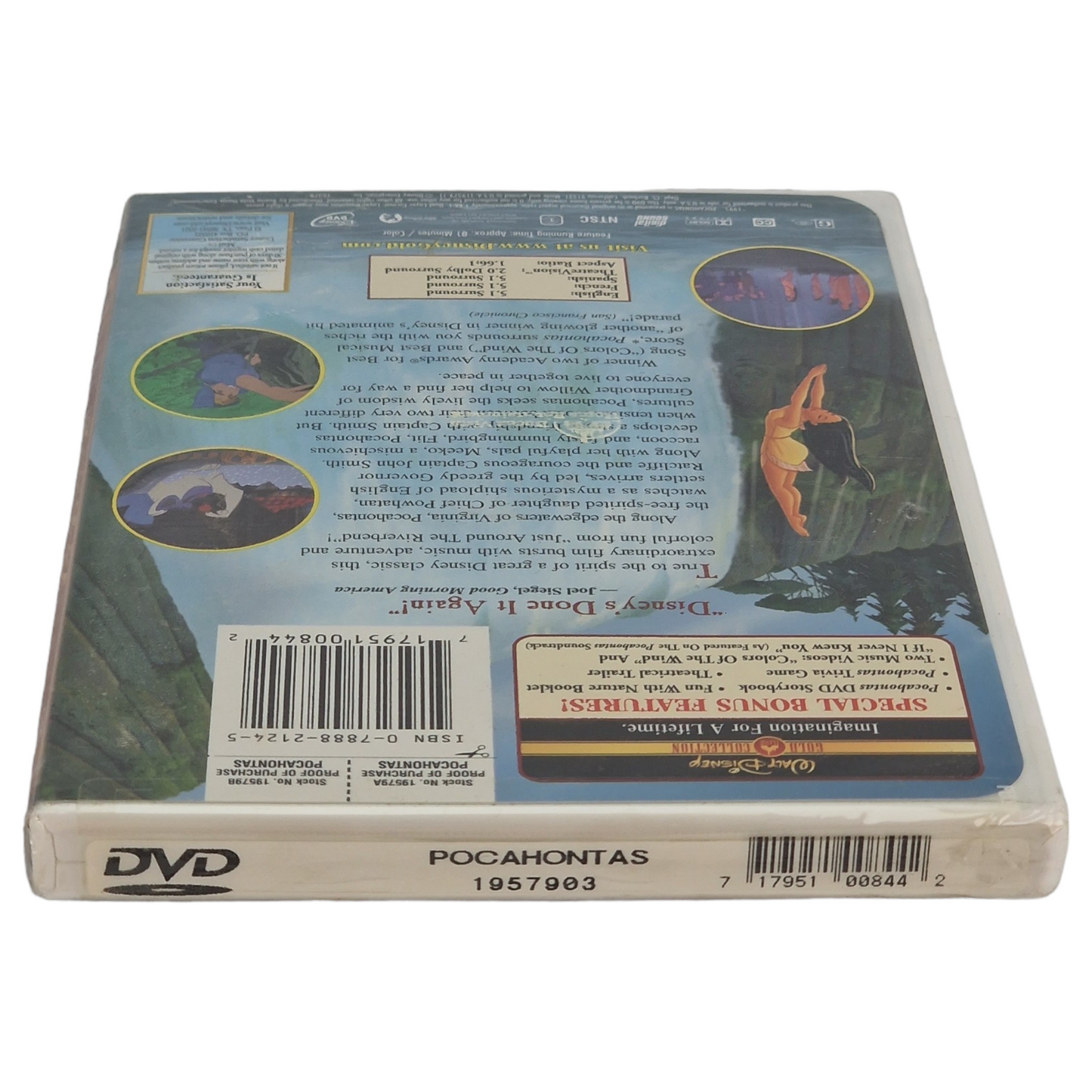 Pocahontas DVD Gold Classic Collection VF Import Canada Région 1 - 2000 Neuf