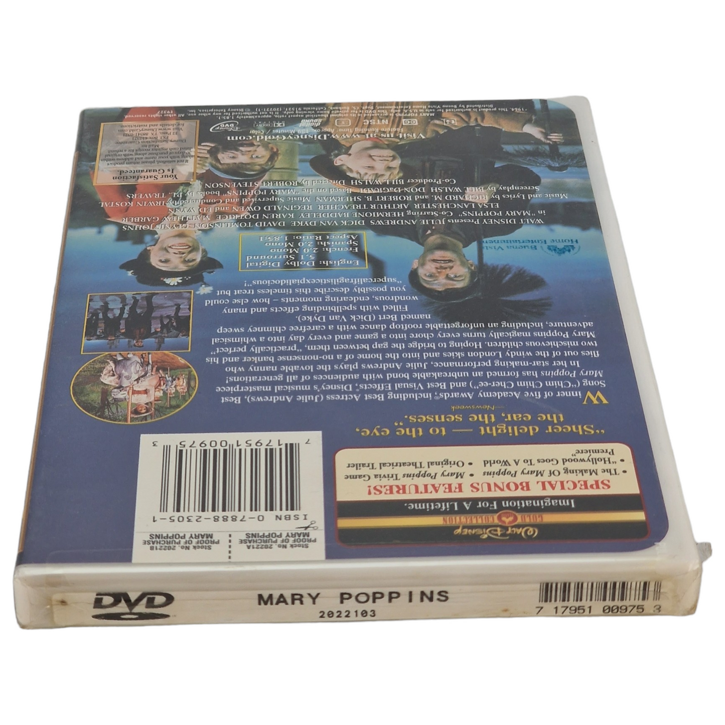 Mary Poppins DVD Gold Classic Collection VF Import US Région 1 - 2000 Neuf