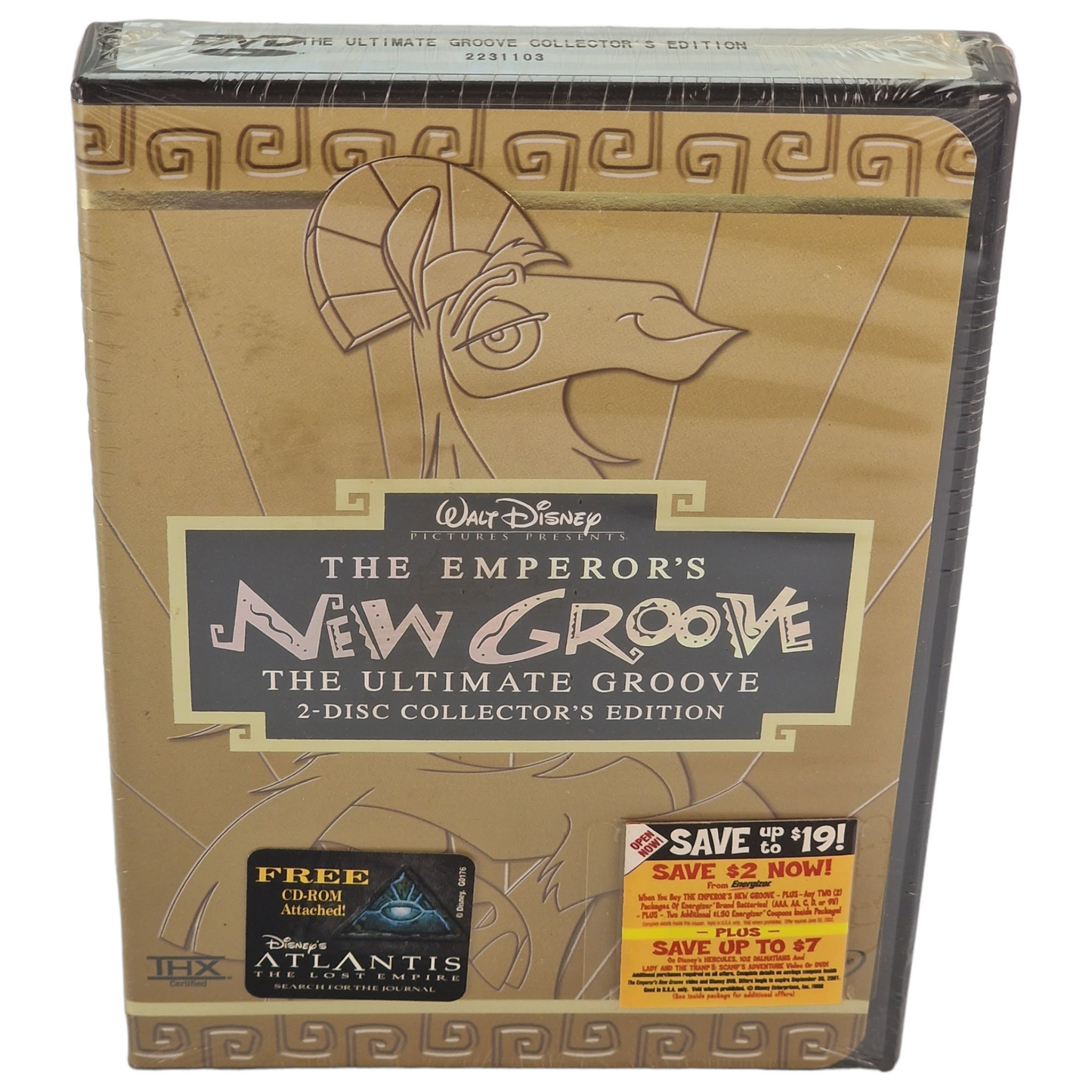 Kuzco, l'empereur mégalo DVD Édition collector à deux disques VF 2001 Région 1