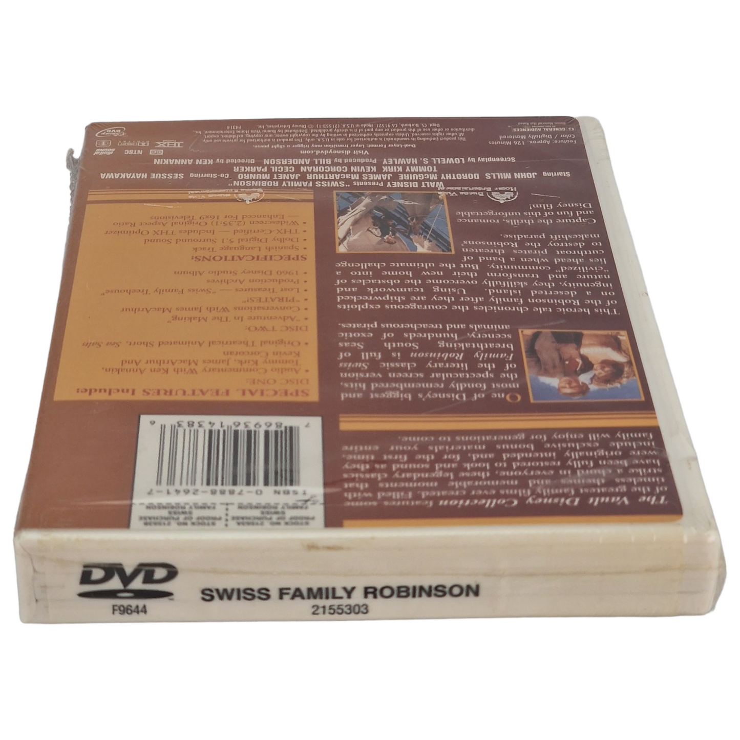 Les Robinsons des mers du Sud DVD Vault Disney Collection VO Import US Région 1