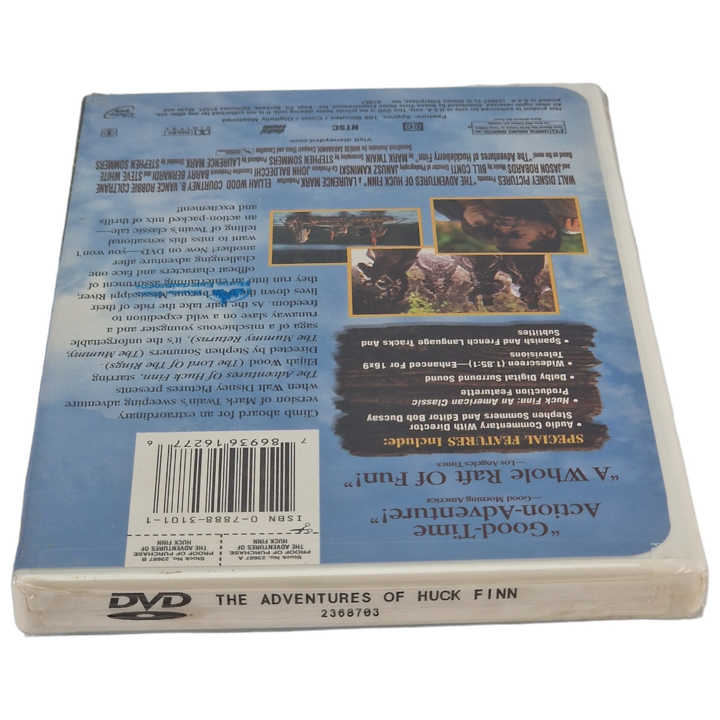 Les Aventures de Huckleberry Finn DVD Édition limitée VF Import US Région 1 2001