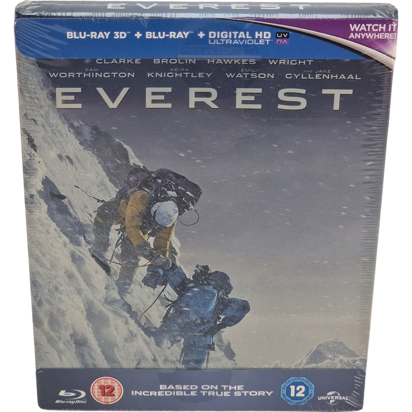 Everest SteelBook Blu-ray 3D + Blu-ray 2016 Jason Clarke, Josh Brolin Zone Libre