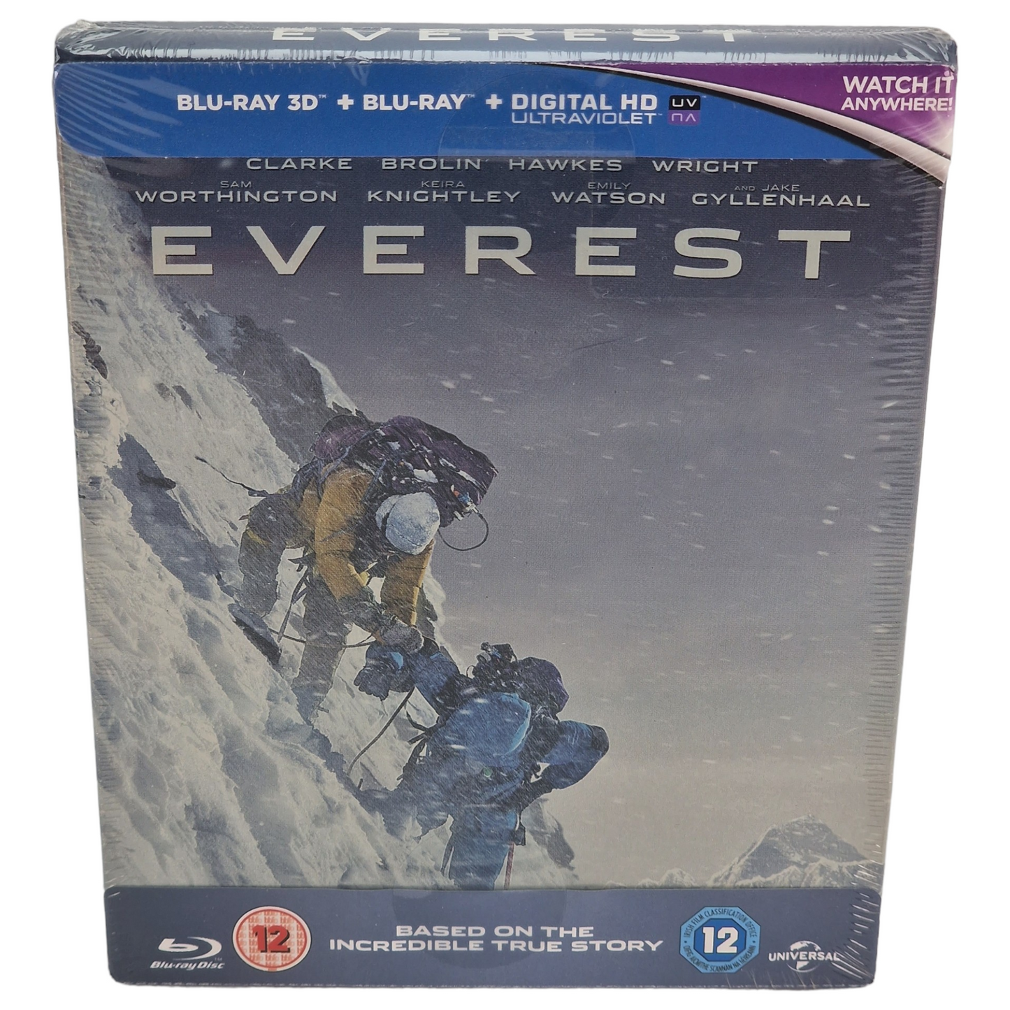 Everest SteelBook Blu-ray 3D + Blu-ray 2016 Jason Clarke, Josh Brolin Zone Libre
