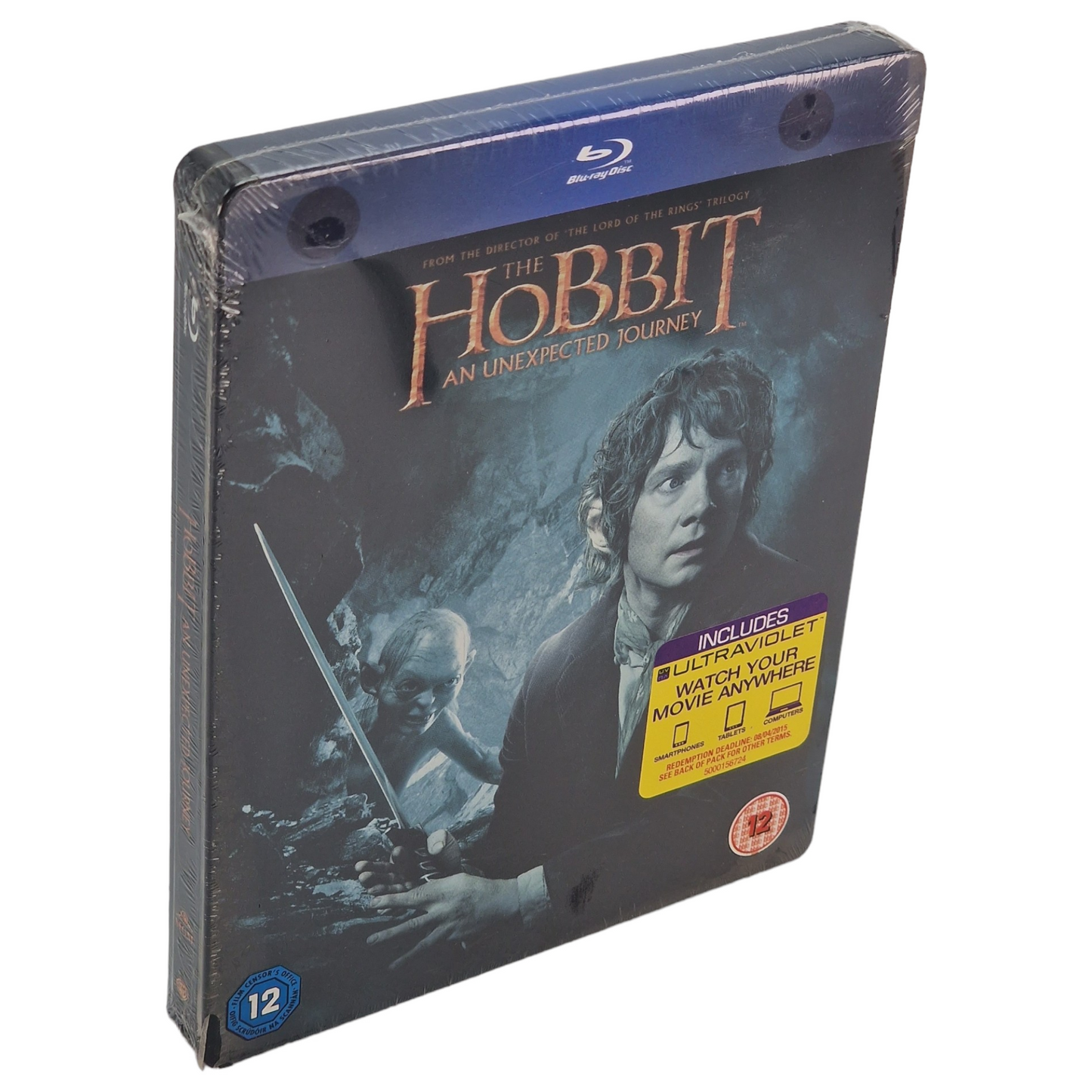 Le Hobbit : Un voyage inattendu SteelBook édition limitée Blu-ray UK Region B